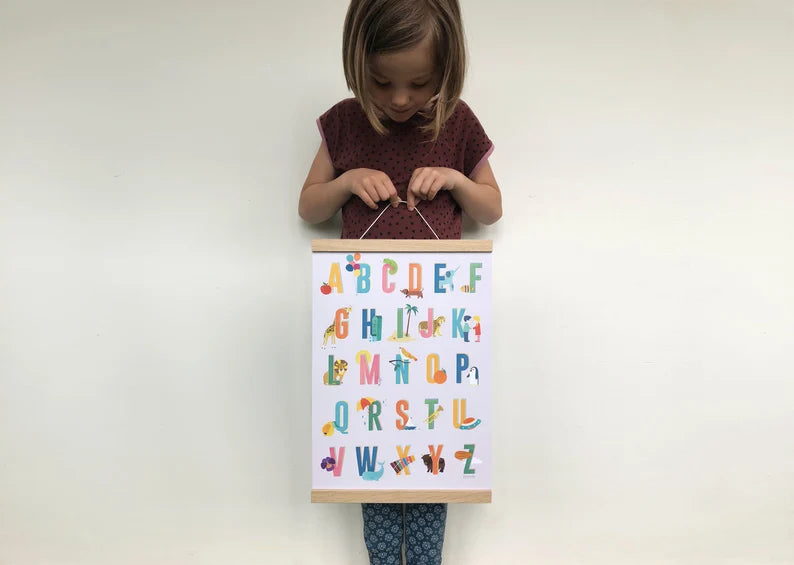 Poster / ABC / A3 / Kinderzimmer - Togethery