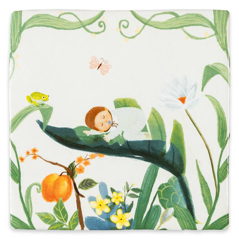 Baby Fliese Geschenk zur Geburt