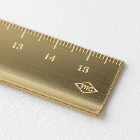 Messing Lineal / 15 cm