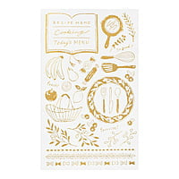 Midori / Transfer Sticker / Goldener Abreibesticker - Togethery