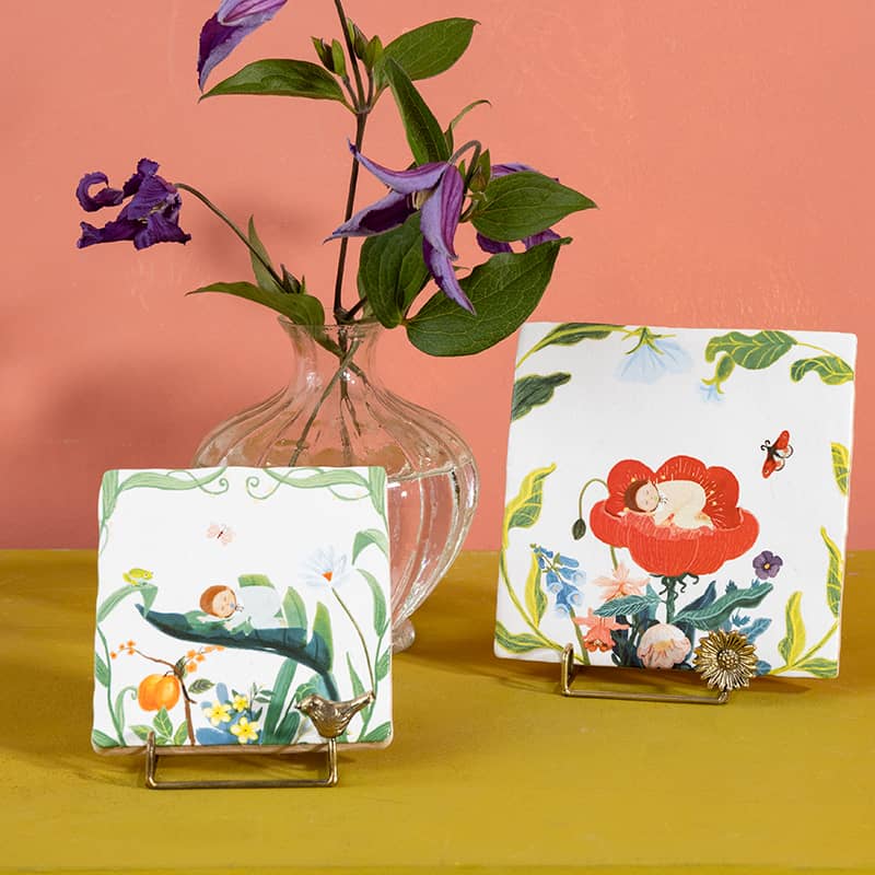 Baby Fliese Geschenk zur Geburt