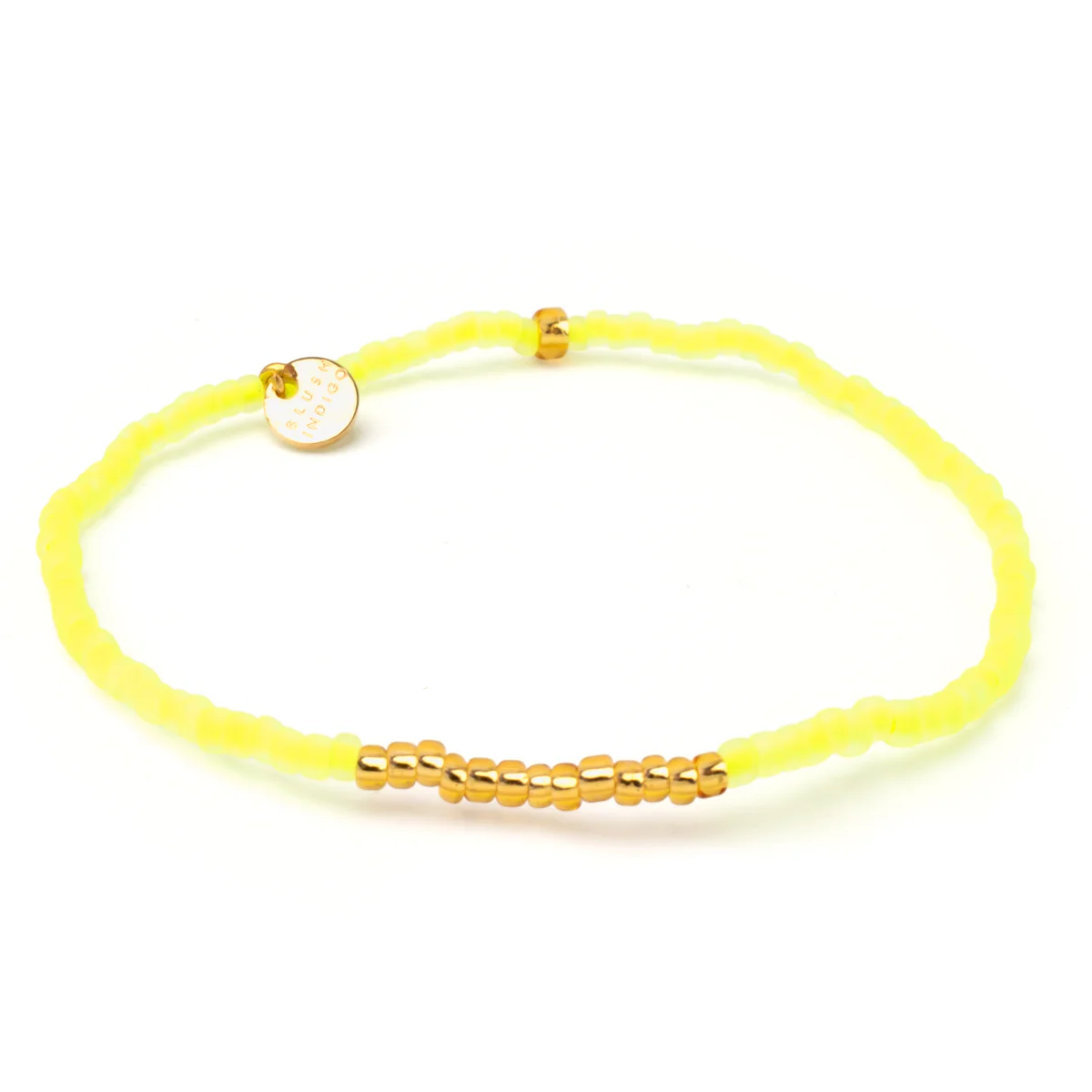 Armband Lumi - Neon Gelb gold - Togethery