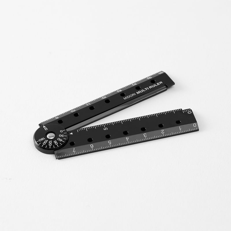 Midori / Lineal / schwarz / 15-30cm