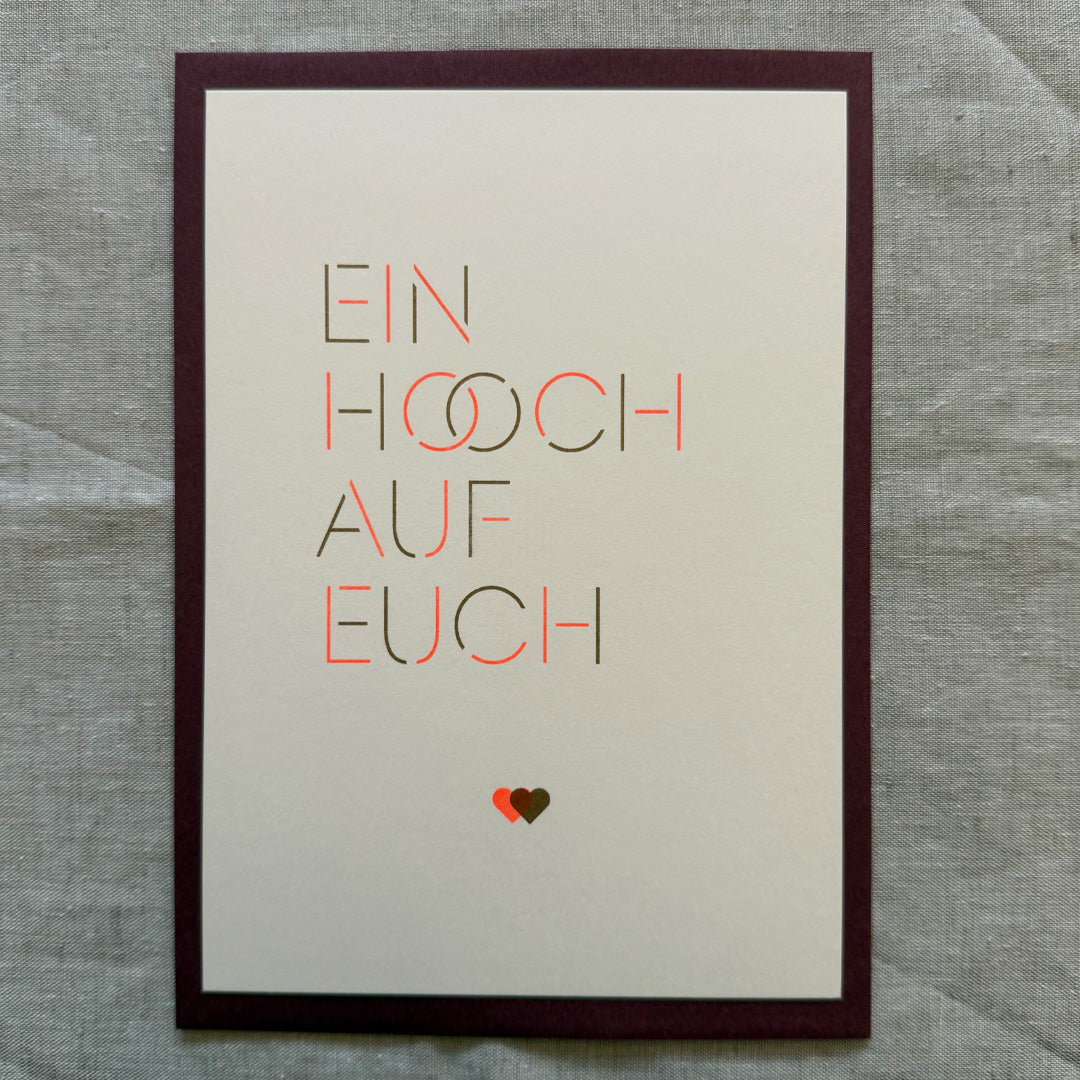 Maxikarte / A5 / NEUE MOTIVE / Gmund Papier - Togethery