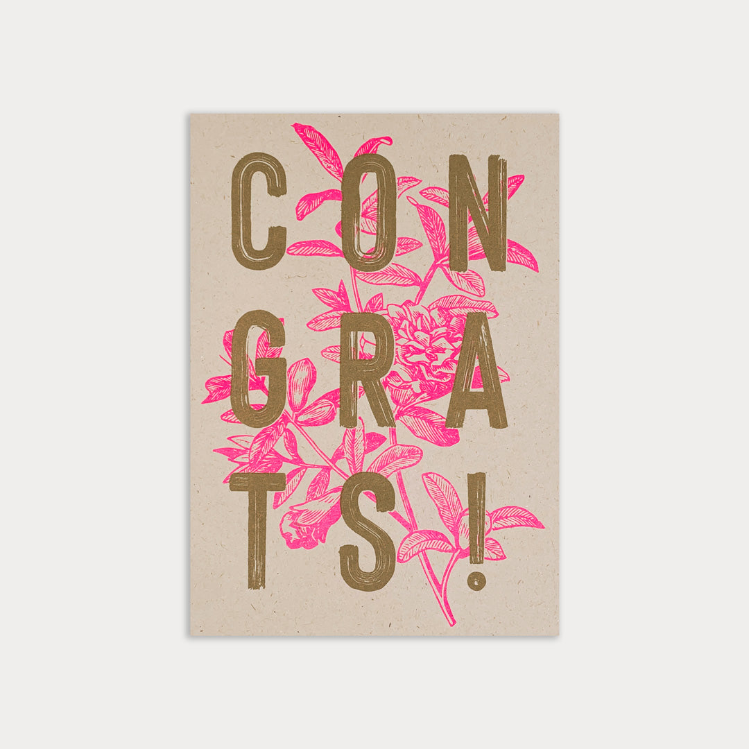 Postkarte / Congrats! - Togethery