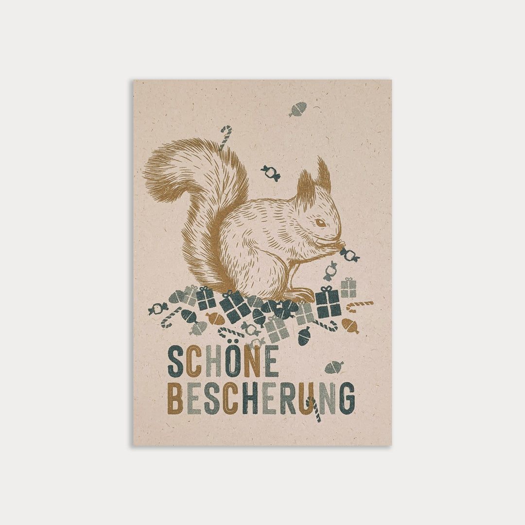 Postkarte / Schöne Bescherung - Togethery