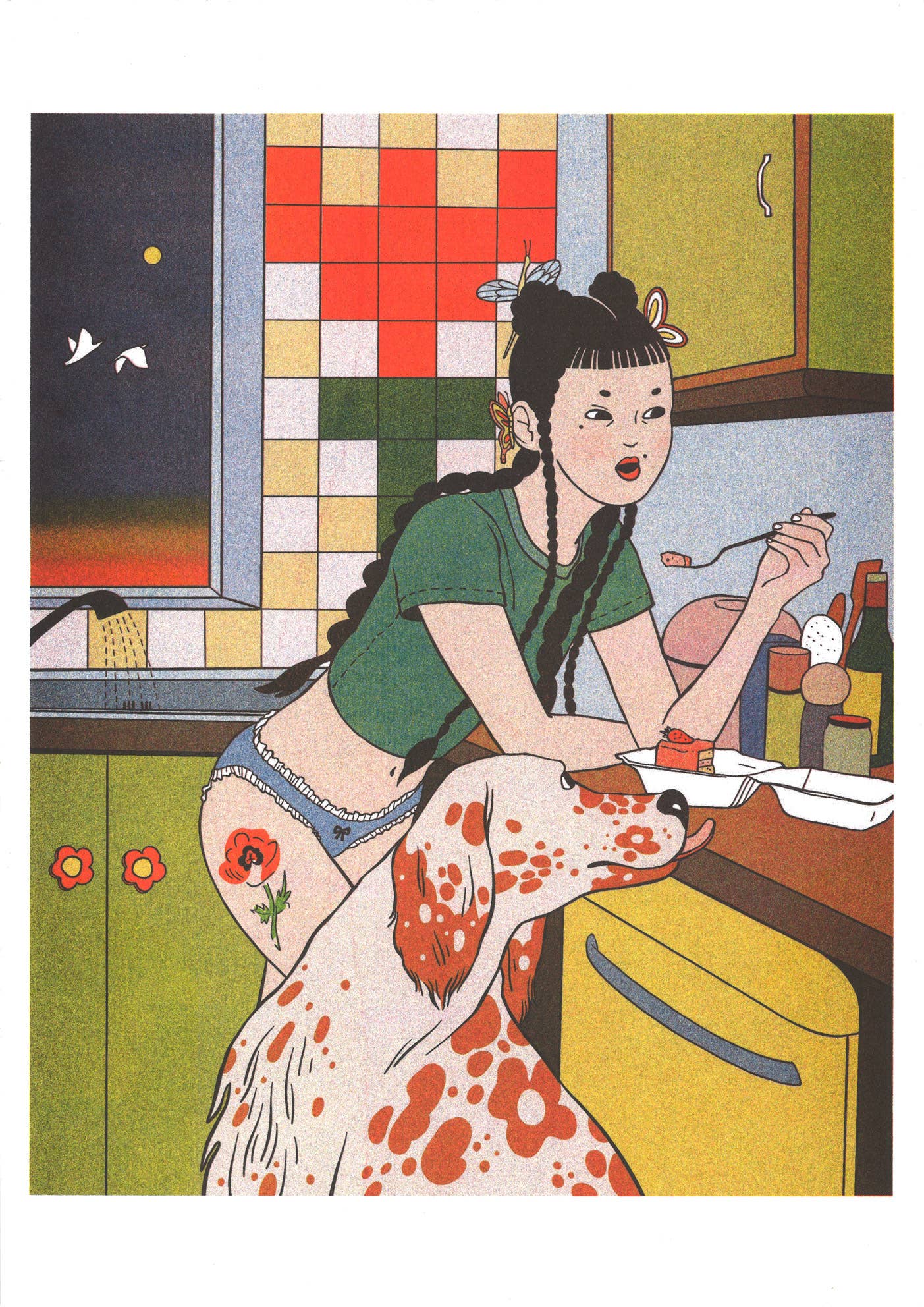 A3 Poster – Sunny Wu – Mitternachtssnacks - Togethery