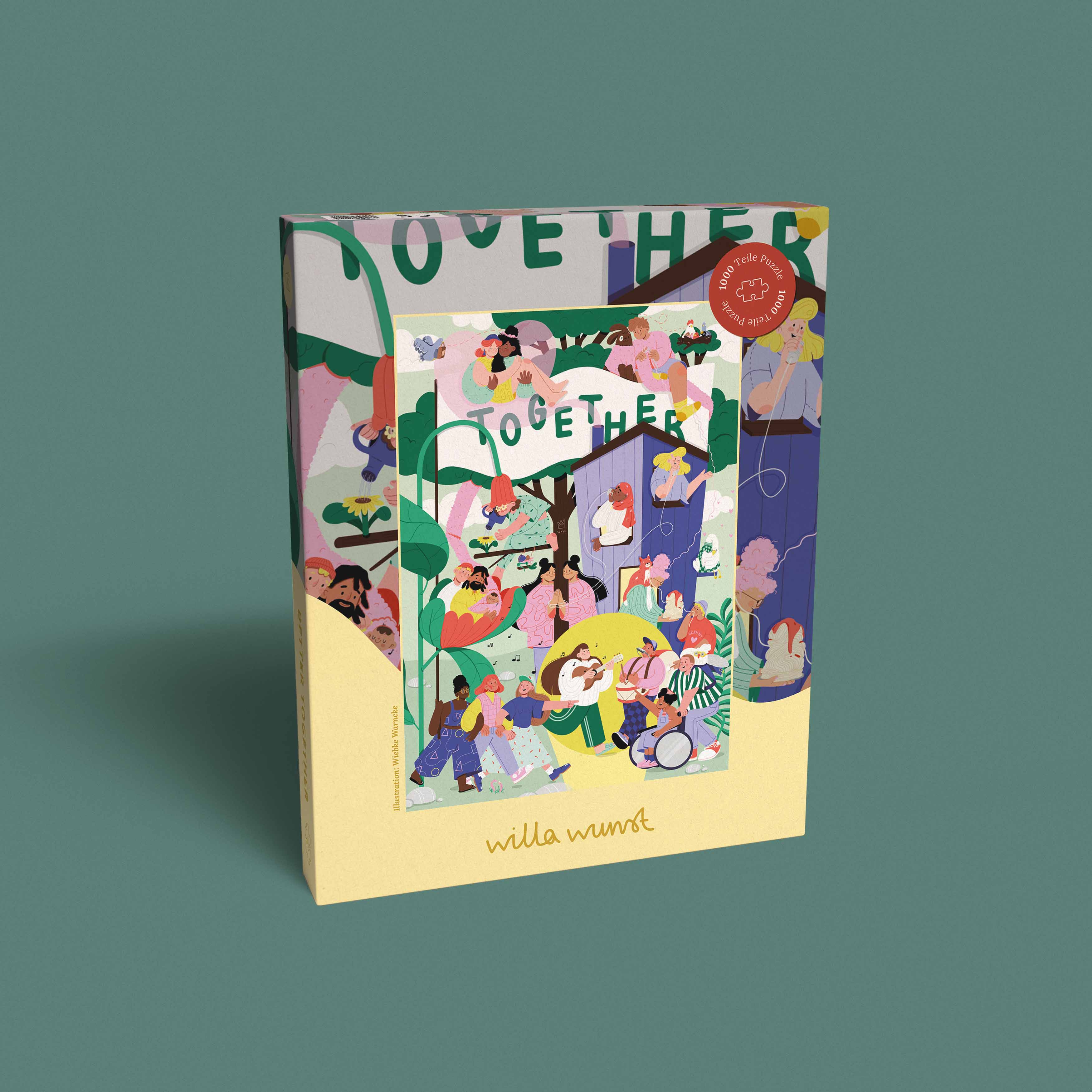 willa wunst Puzzle better together verpackung