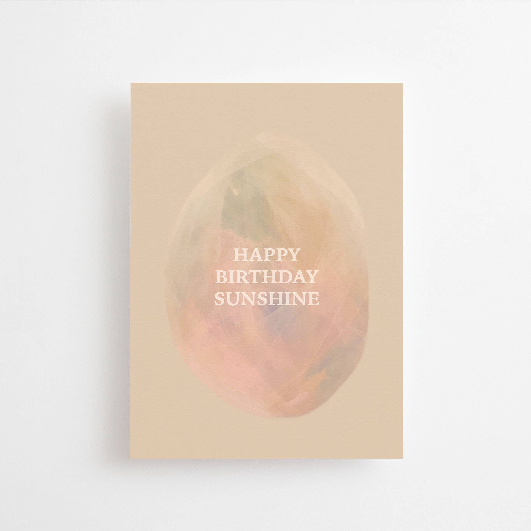 Anna Cosma / Happy Birthday Sunshine / Postkarte