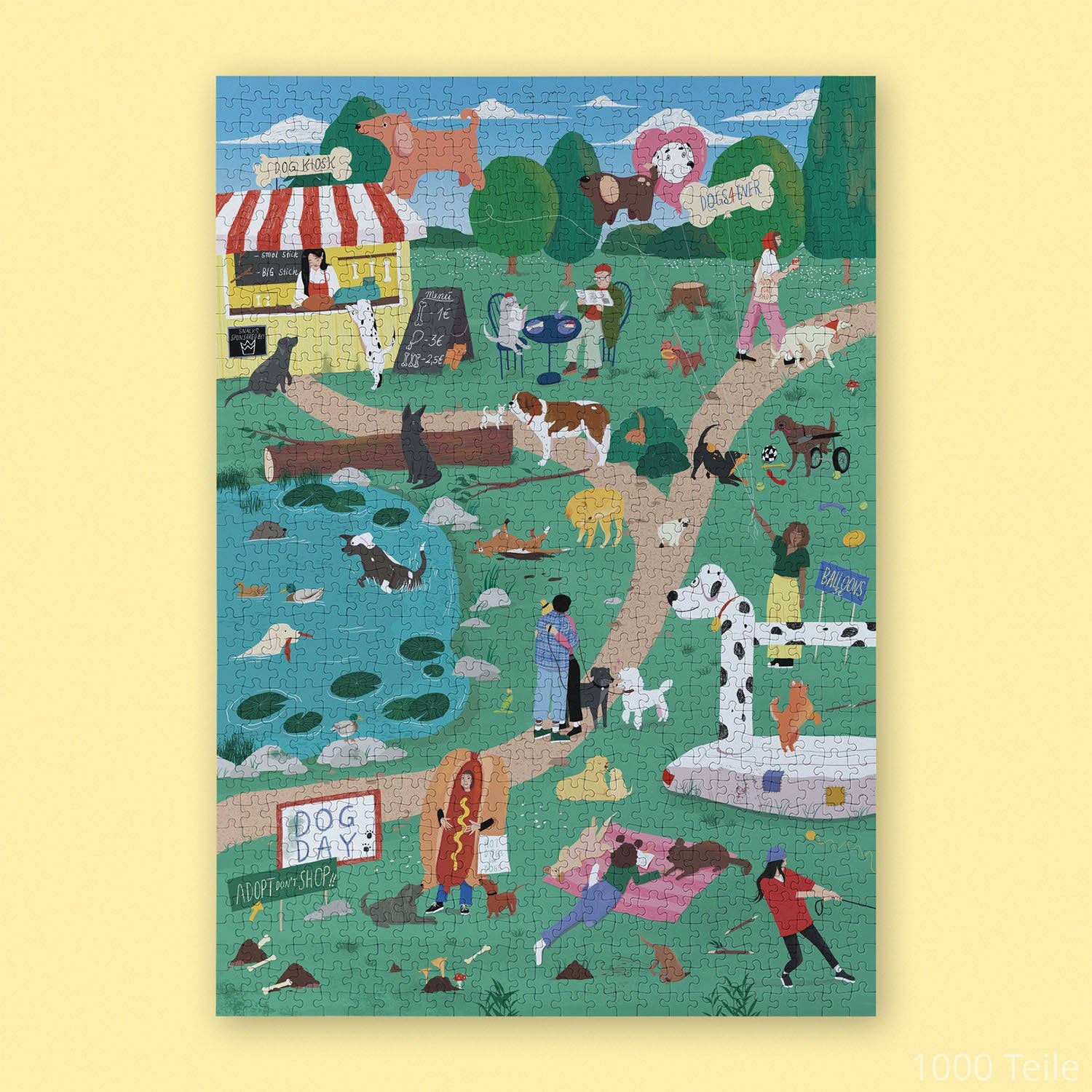 Willa Wunst Puzzle Hundepark