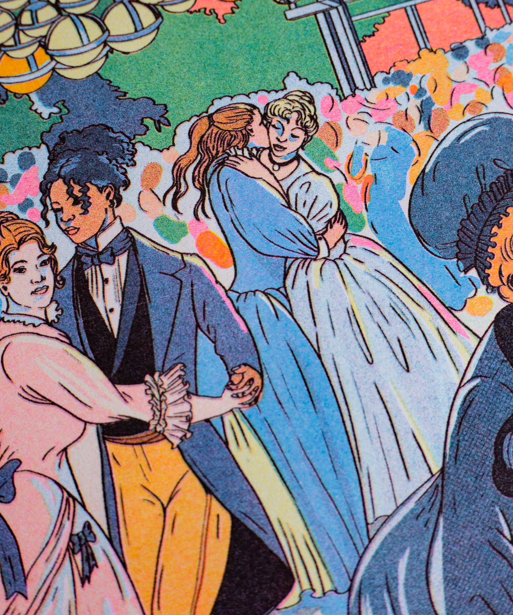 Art Print / Bal du moulin de la Galette / María Jesús Contreras