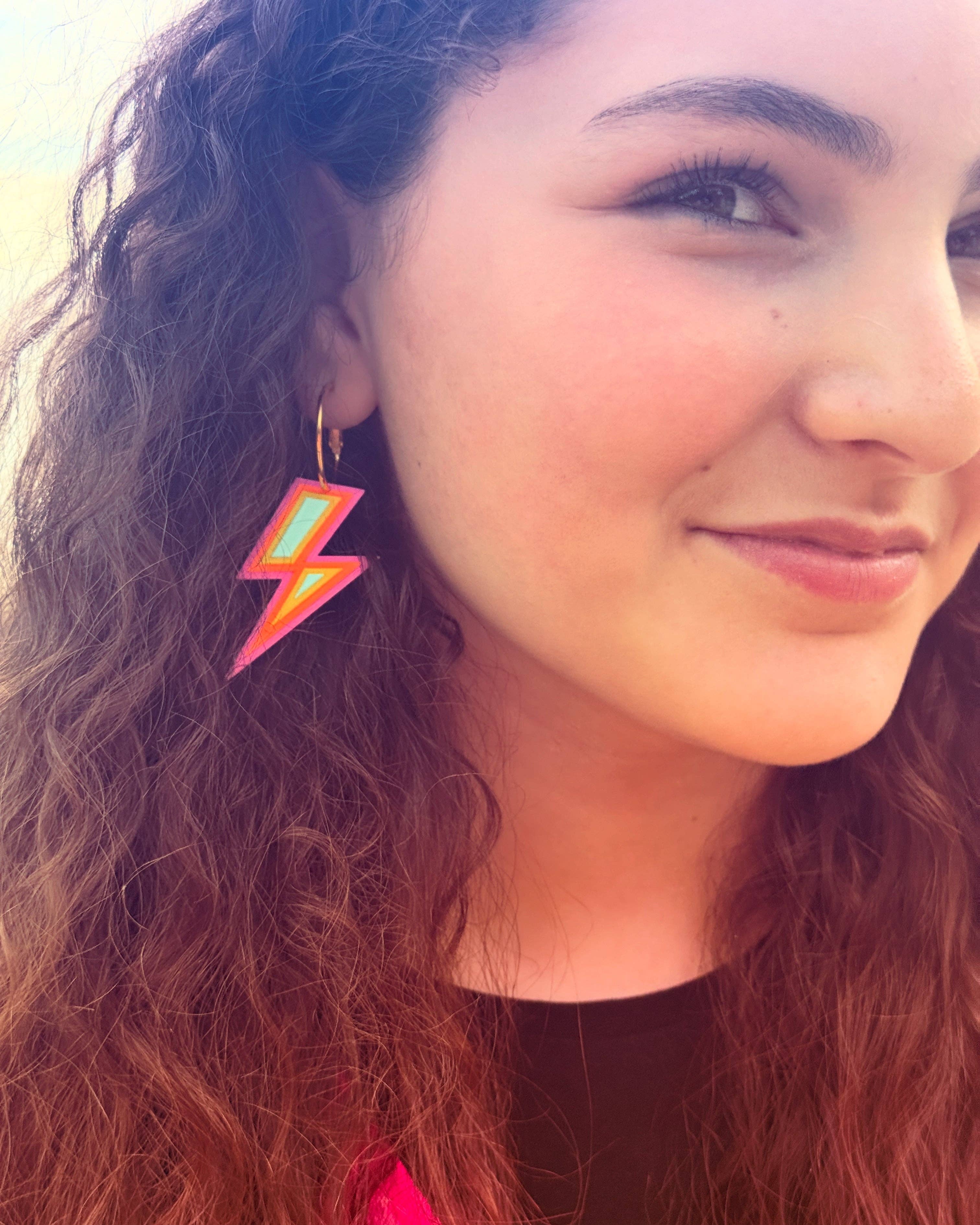 FLASH – Ohrringe Gelb