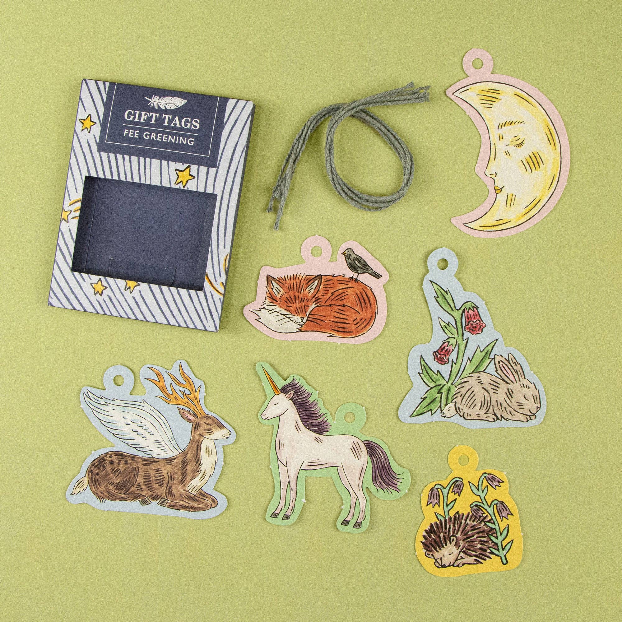Schlafende Wald-Geschenkanhänger - Togethery