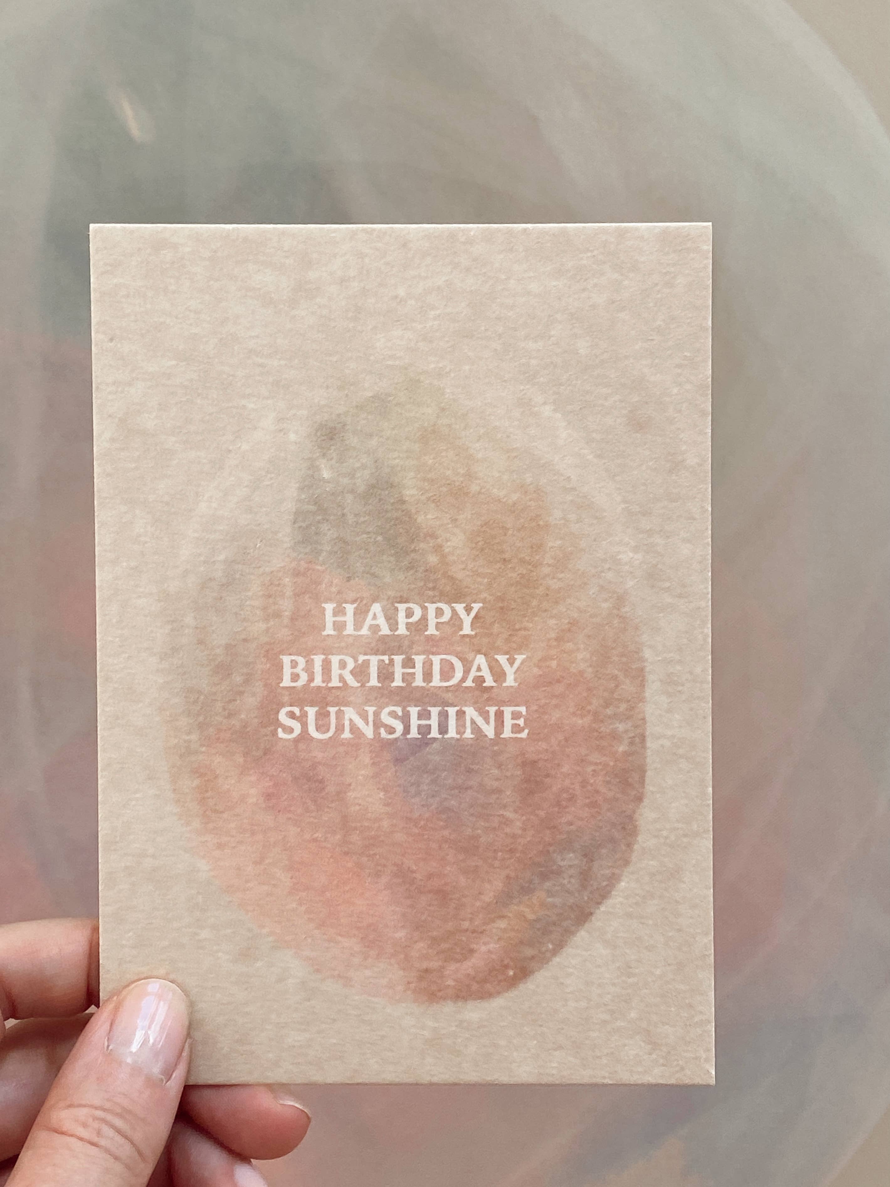 Anna Cosma / Happy Birthday Sunshine / Postkarte