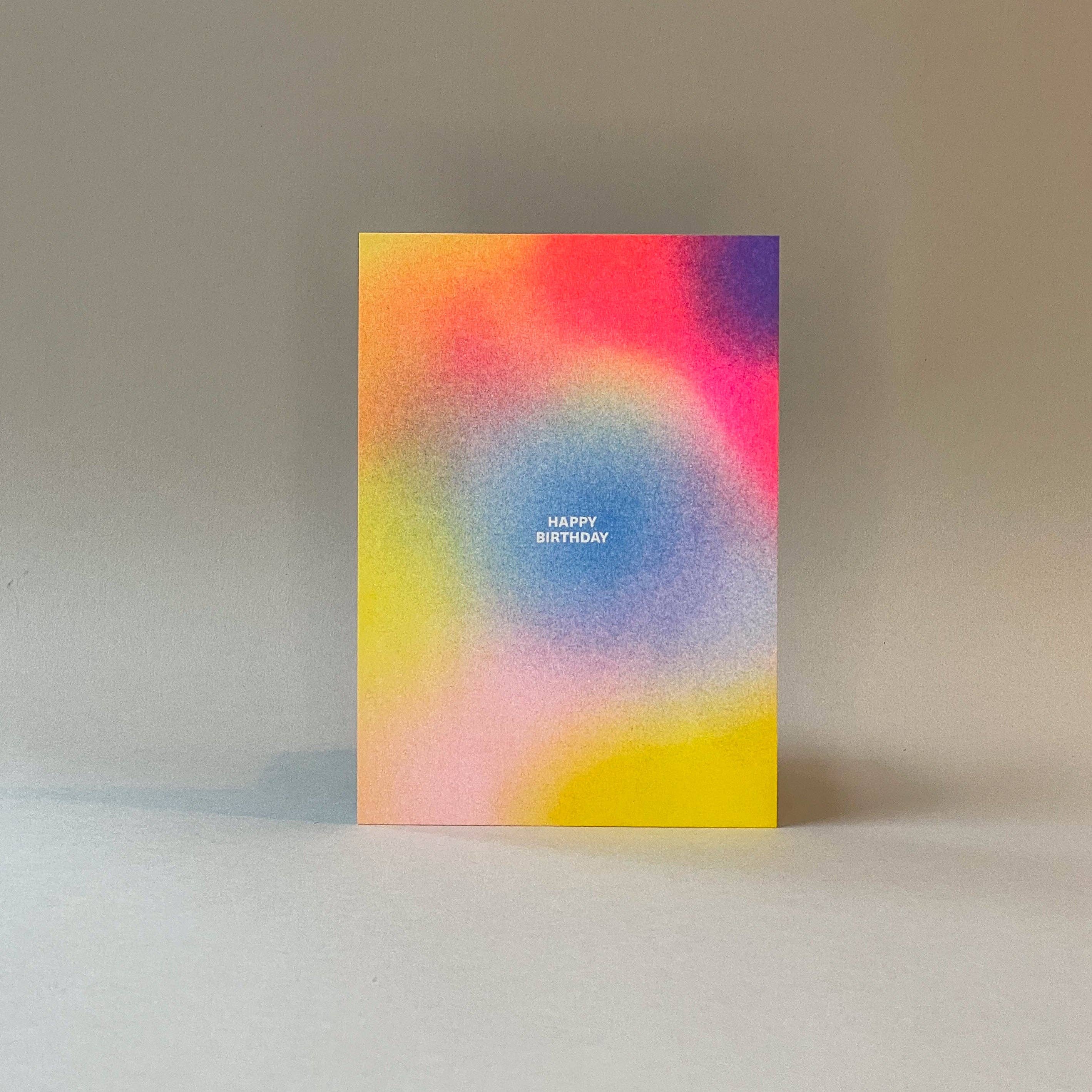 Herr und Frau Rio / Happy Birthday/ Postkarte / Verlauf