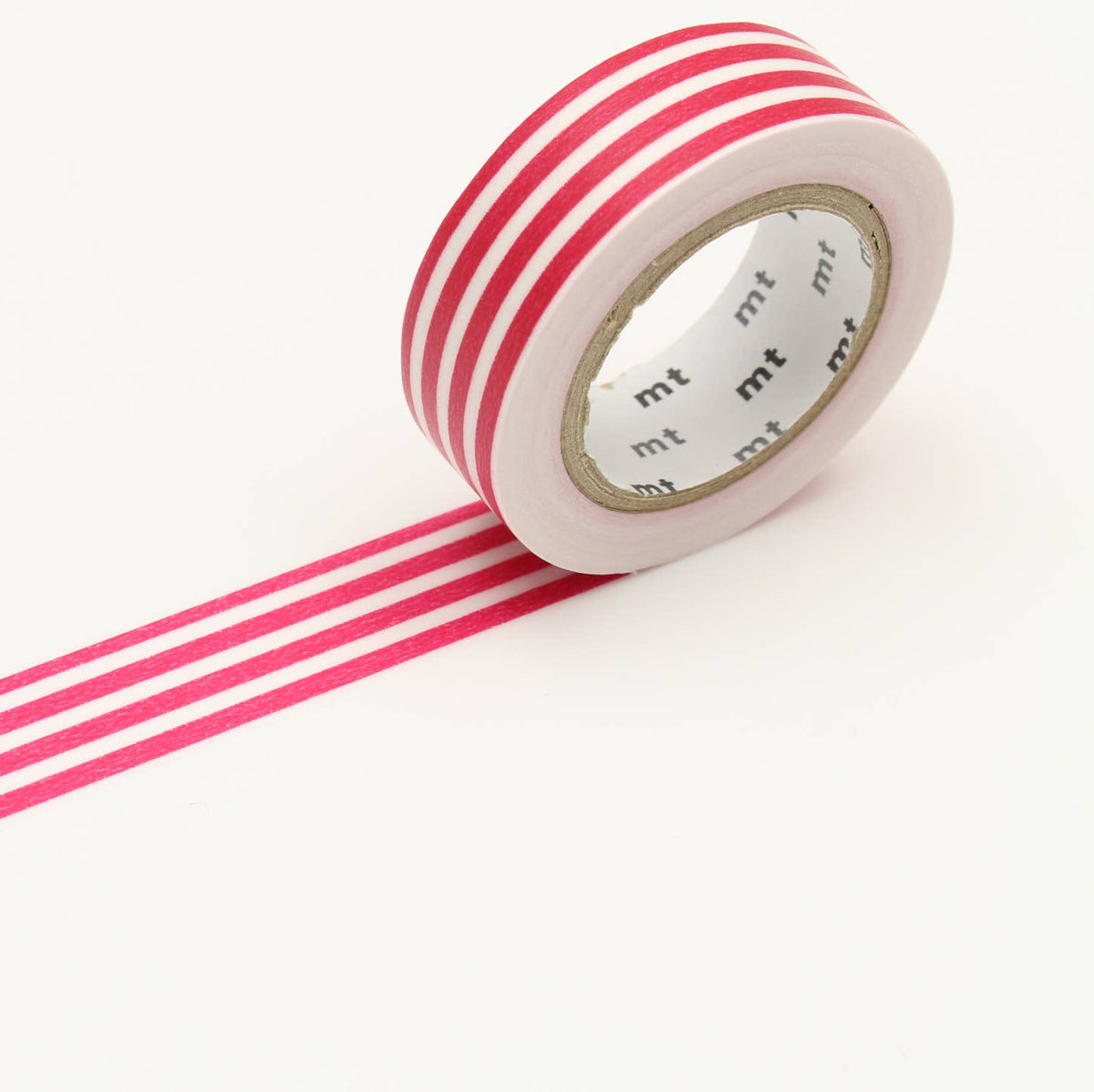 mt washi tape weiss rot geestreift