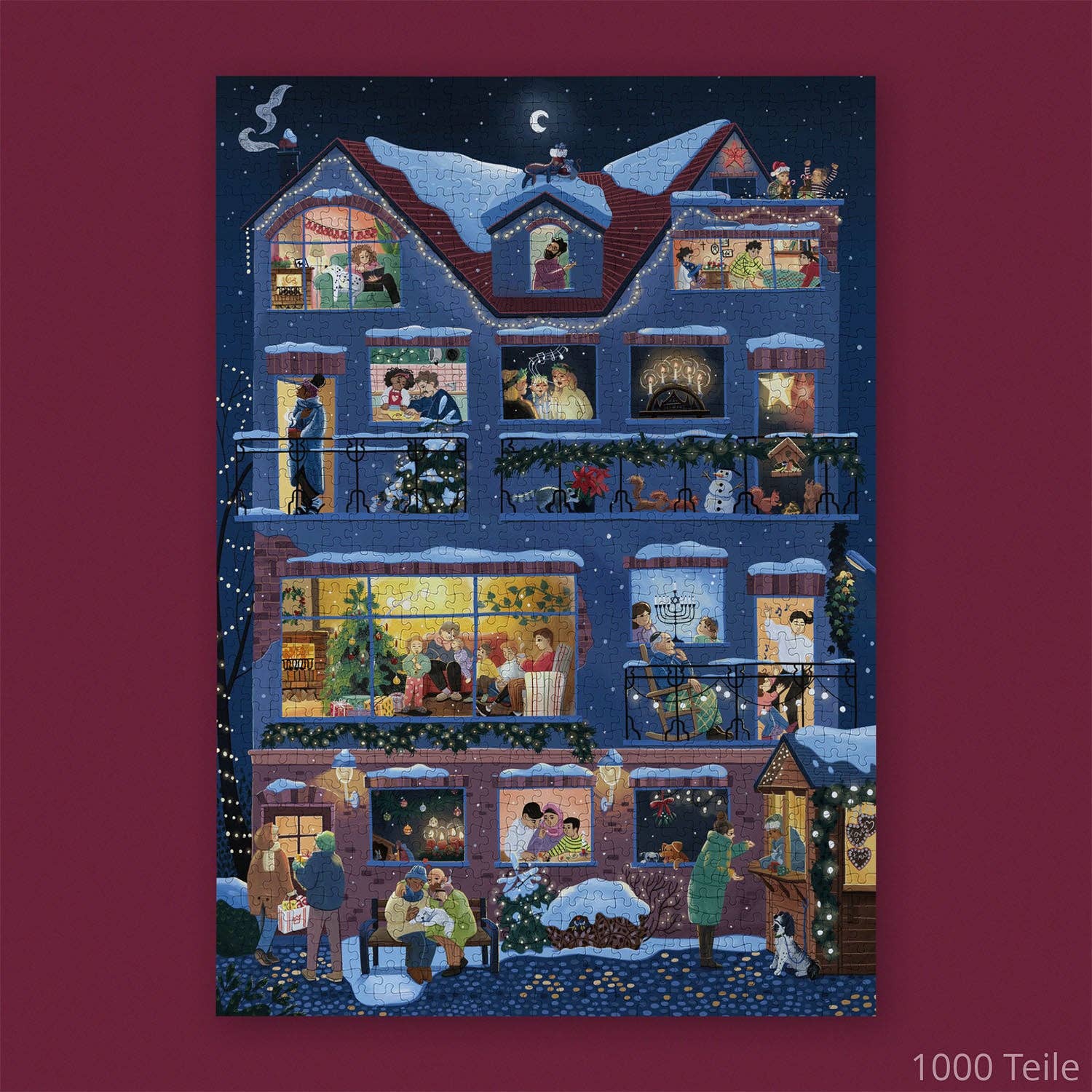 Weihnachtszeit puzzle Willa Wunst 1000 Teile