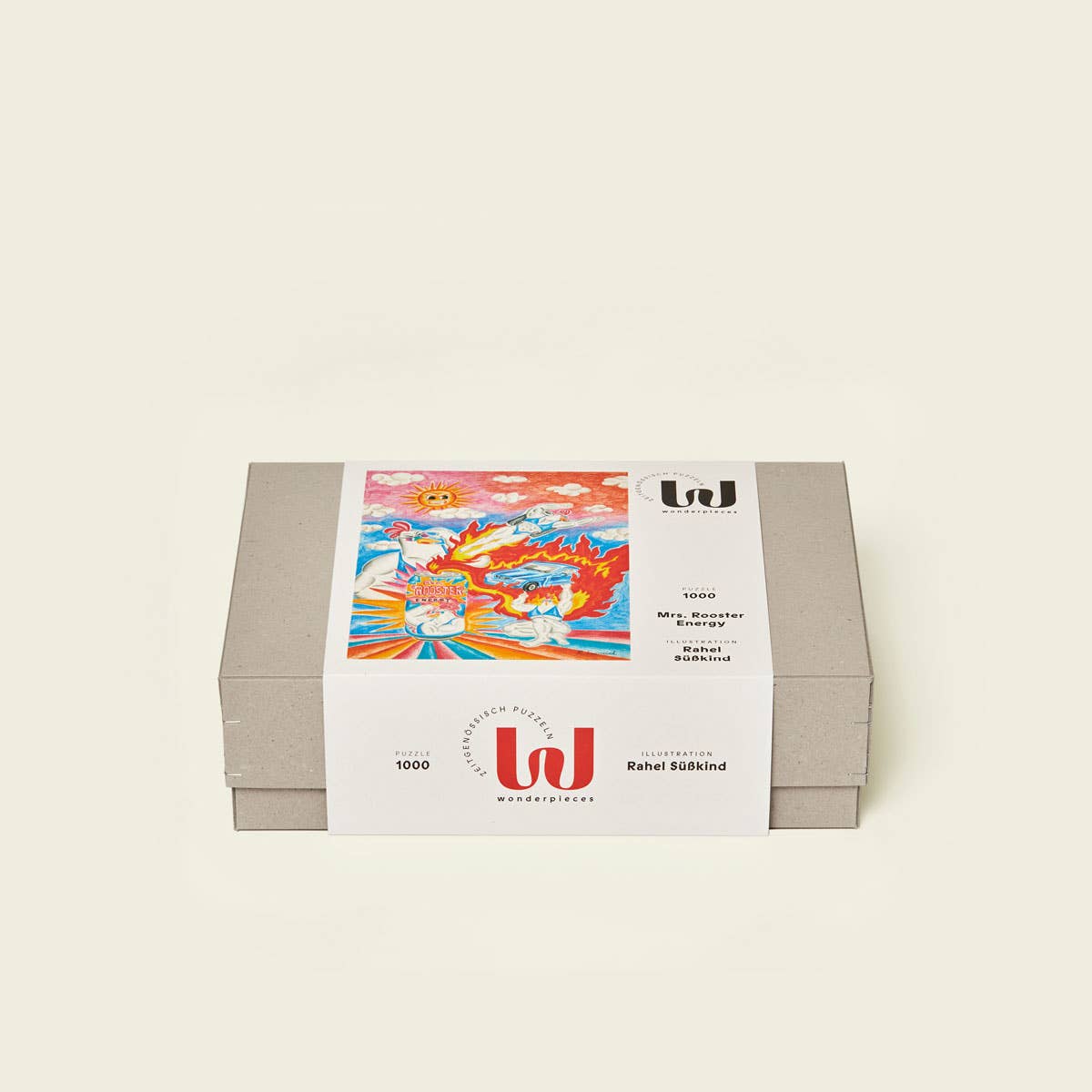 »Mrs. Rooster Energy« Puzzle | Illustration Rahel Süßkind