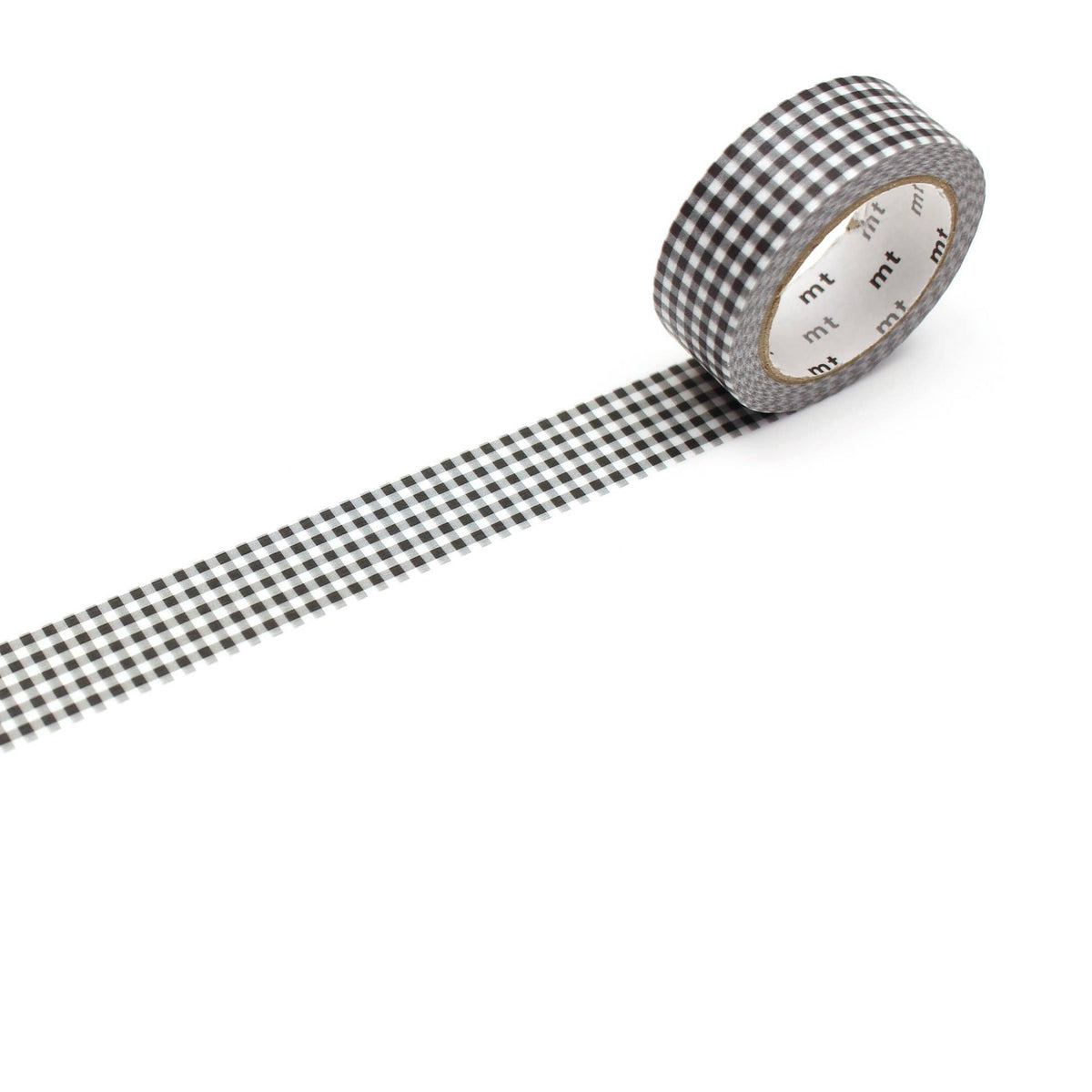 mt Washi Tape schwarz kariert