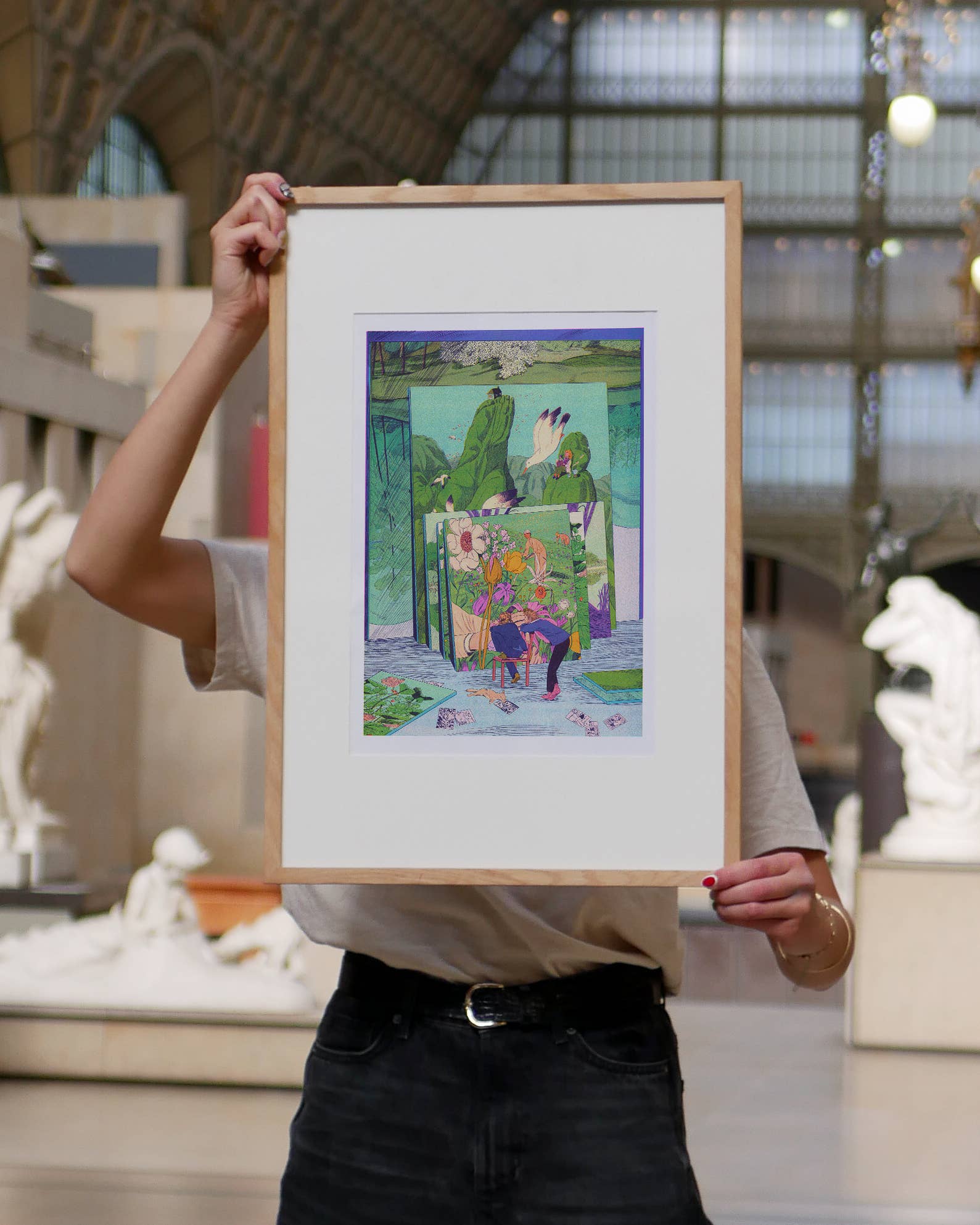 Art Print / Das Atelier des Malers / Karlotta Freier