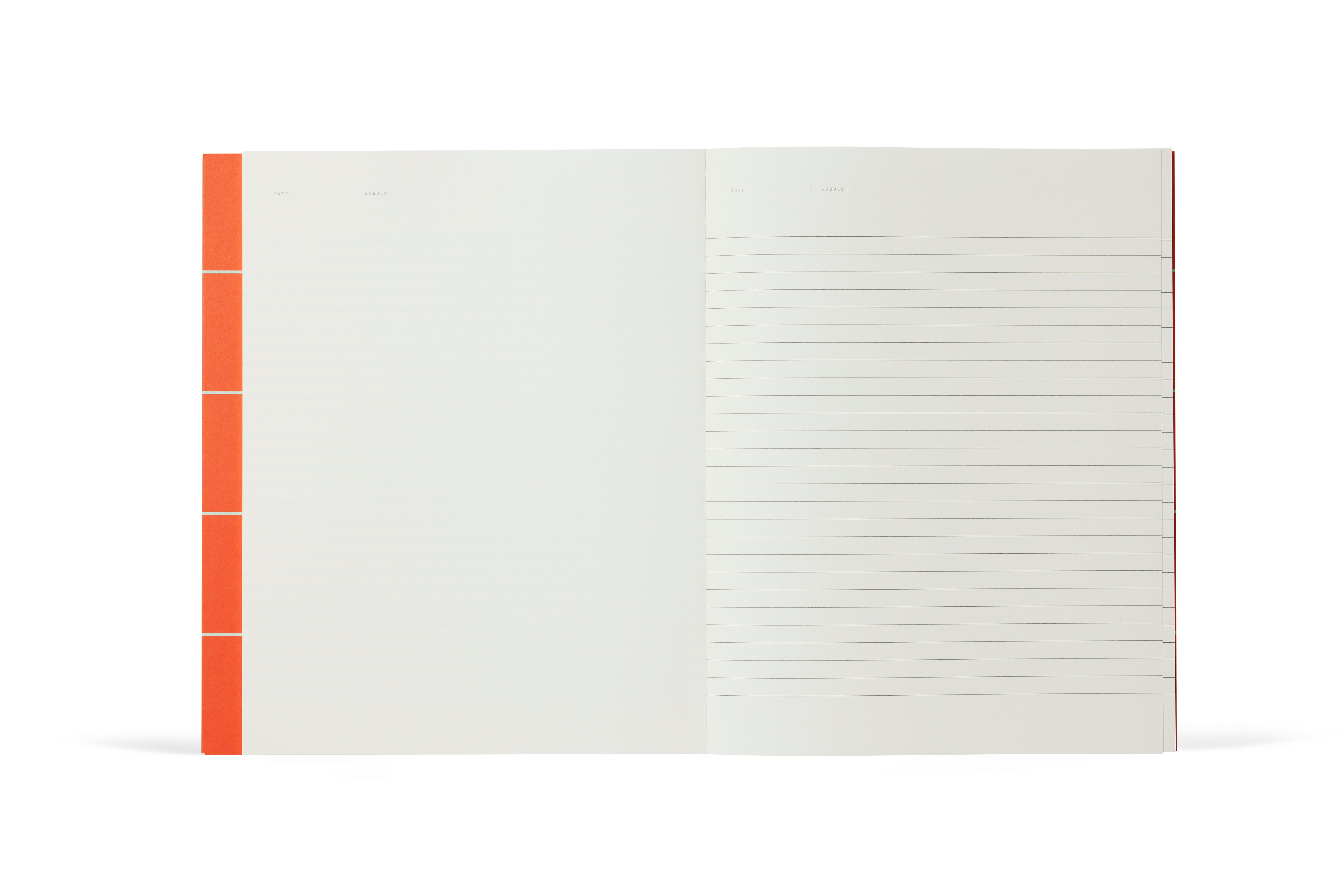 UMA Notizbuch, Groß - Orange Karo