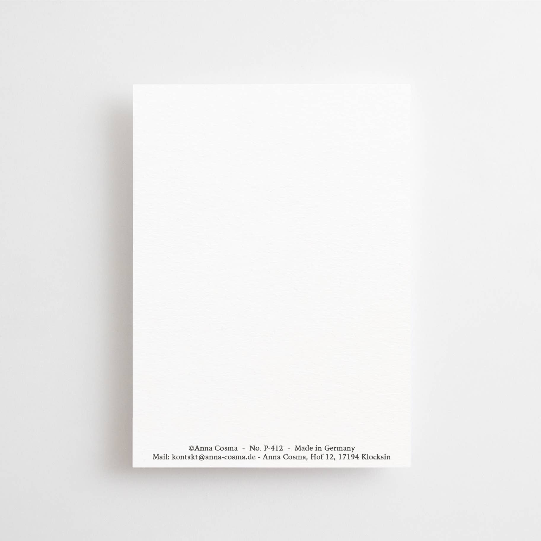 Postkarte / Wherever you go, luck is with you