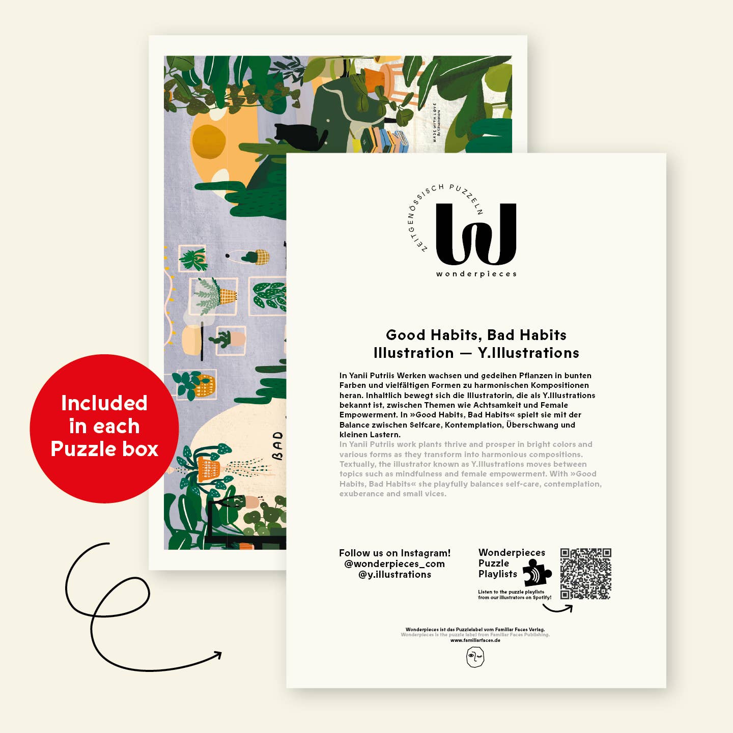 »Good Habits, Bad Habits« Puzzle | Y.Illustrations