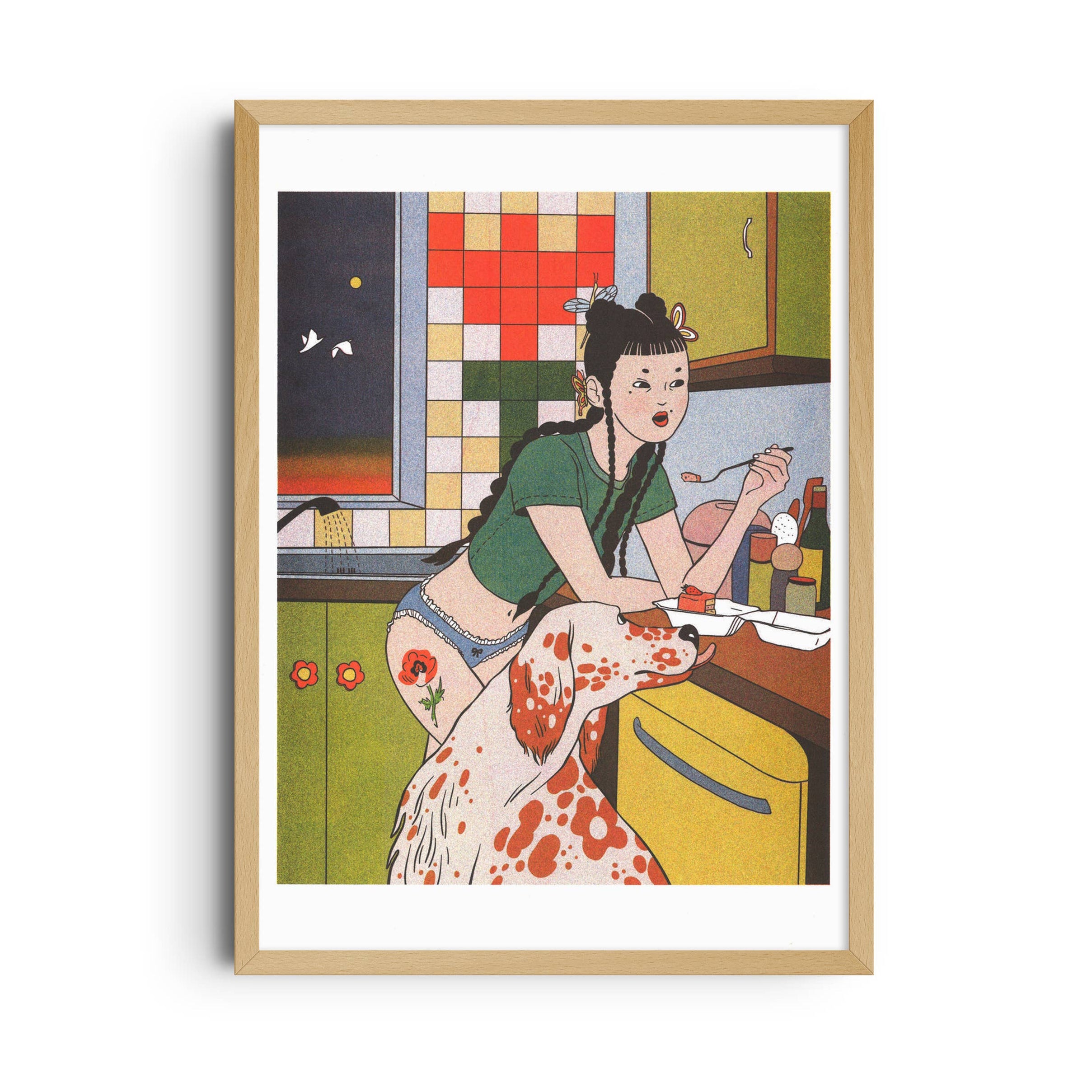 A3 Poster – Sunny Wu – Mitternachtssnacks - Togethery