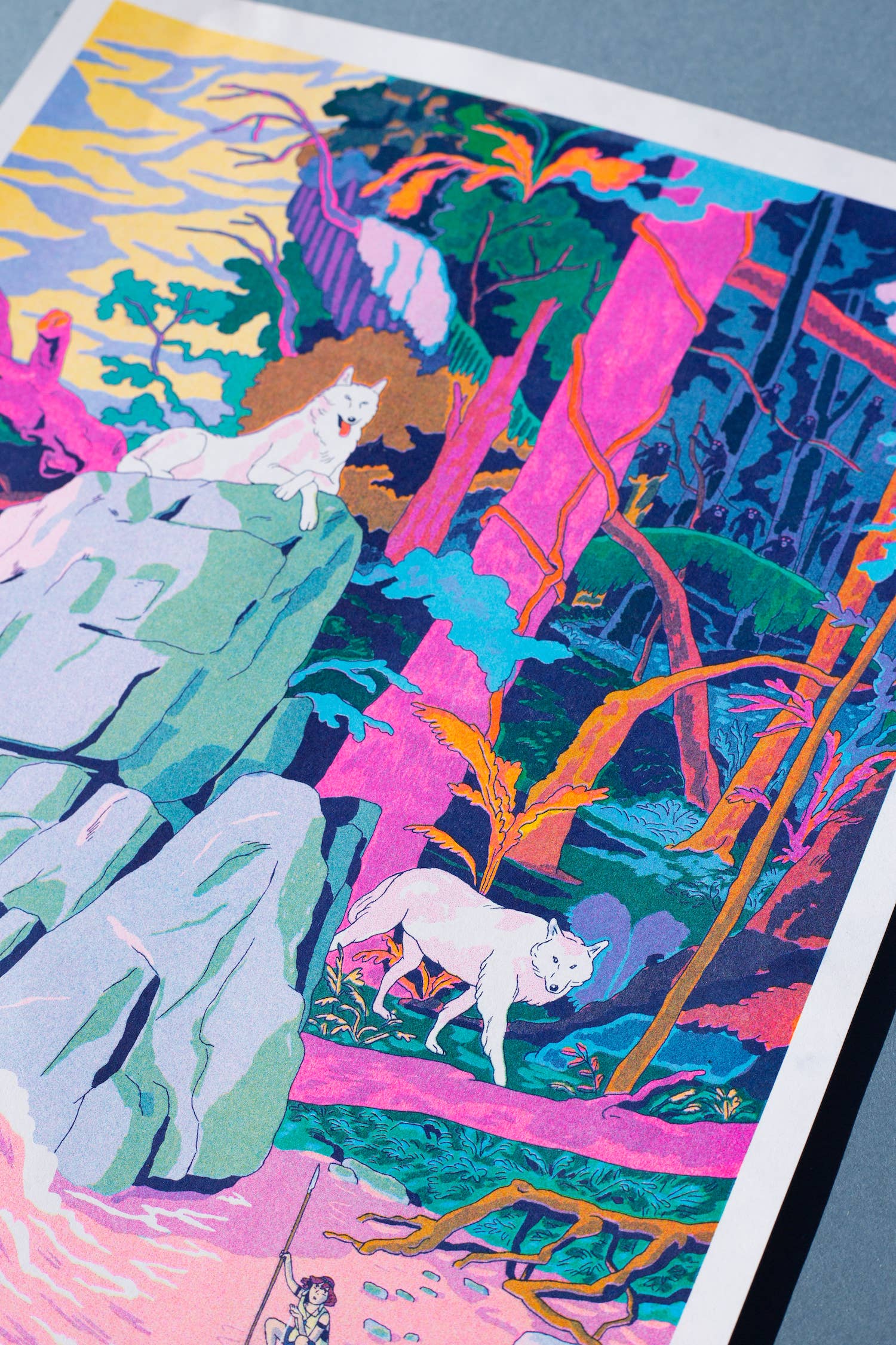 A3-Poster – Miyazaki – Prinzessin Mononoke – Simon Roussin - Togethery
