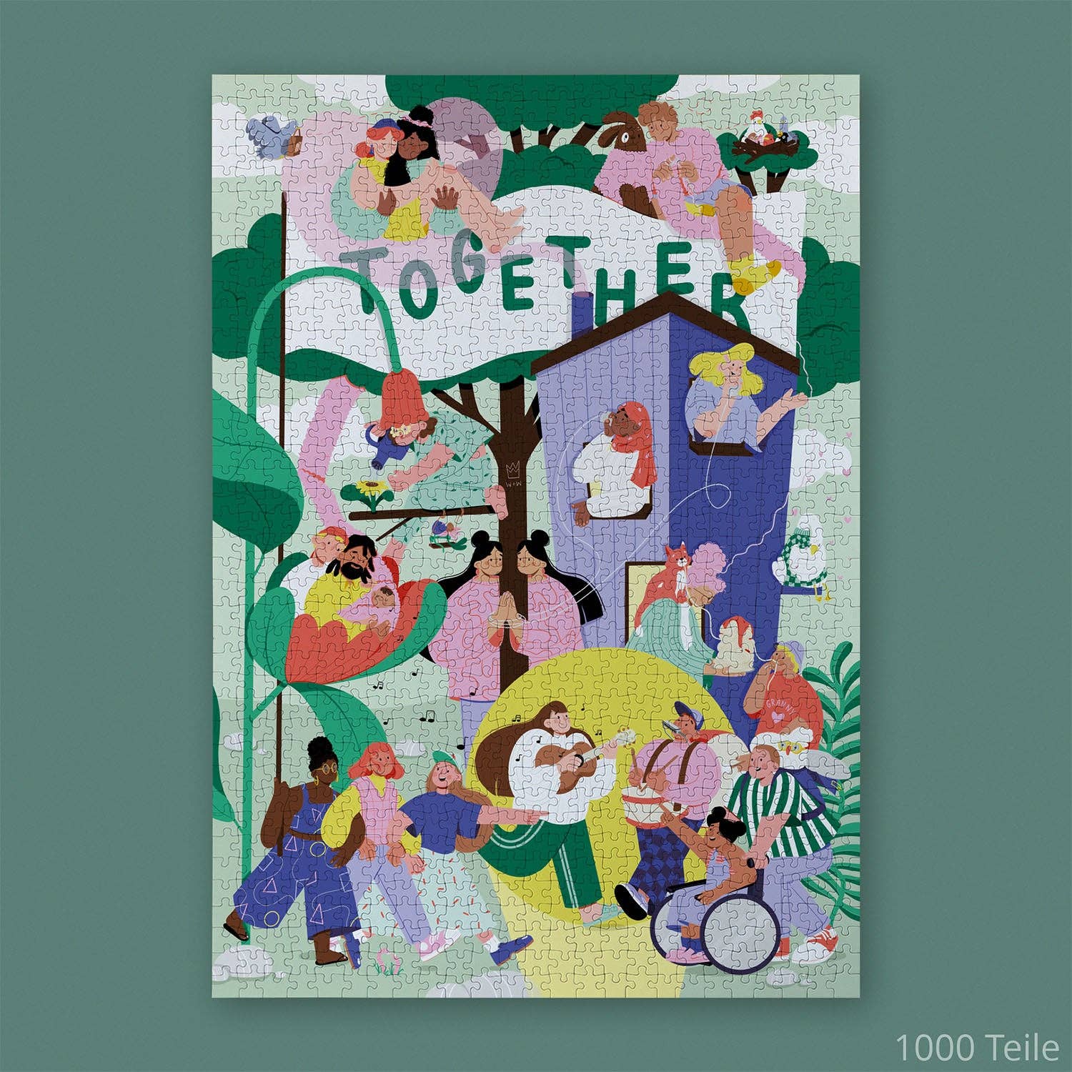 1000 Teile Puzzle Wlla Wunst better together