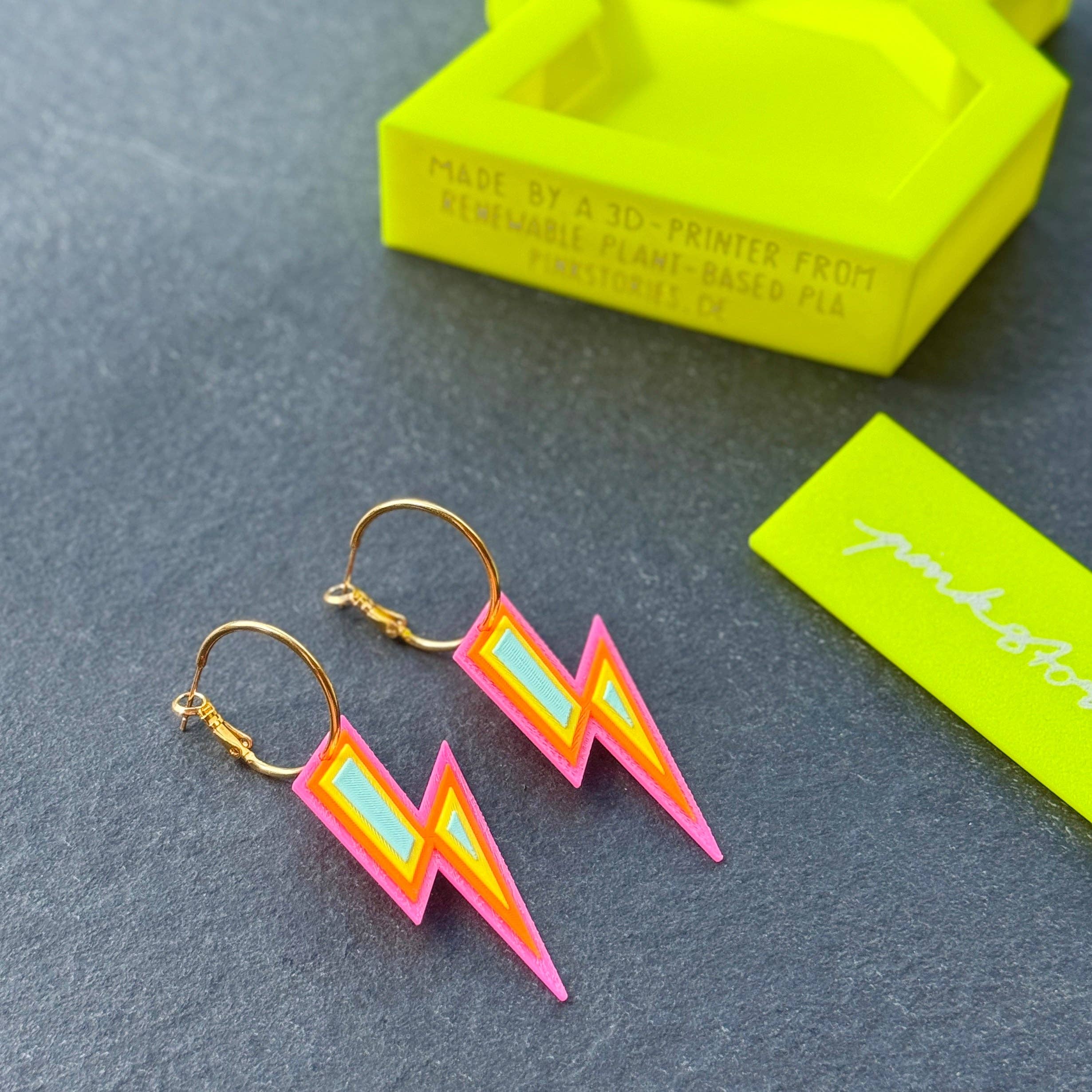 FLASH – Ohrringe Gelb