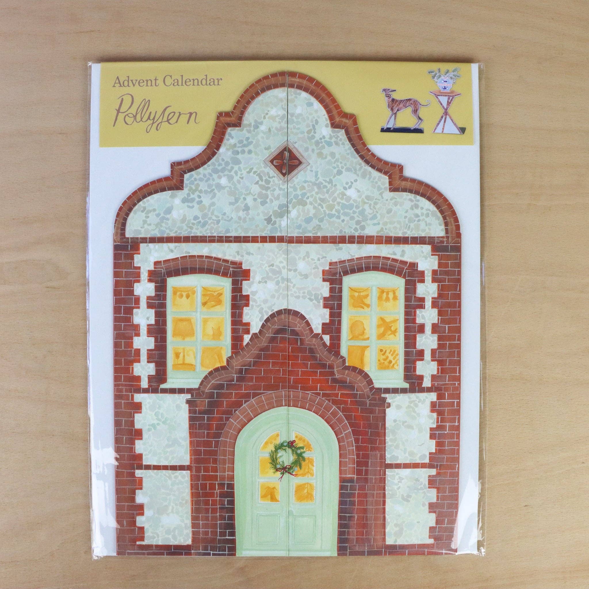 Festlicher Adventskalender mit holländischem Giebel - Togethery