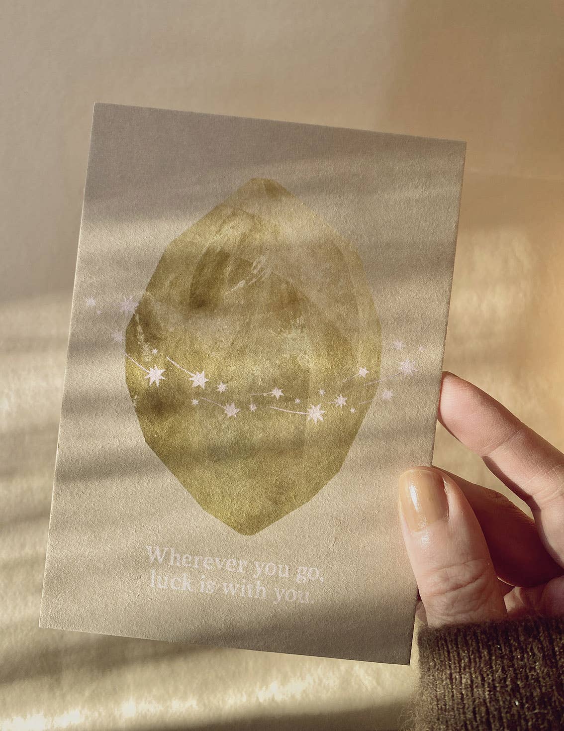 Anna Cosma / Wherever you go, luck is with you / Postkarte