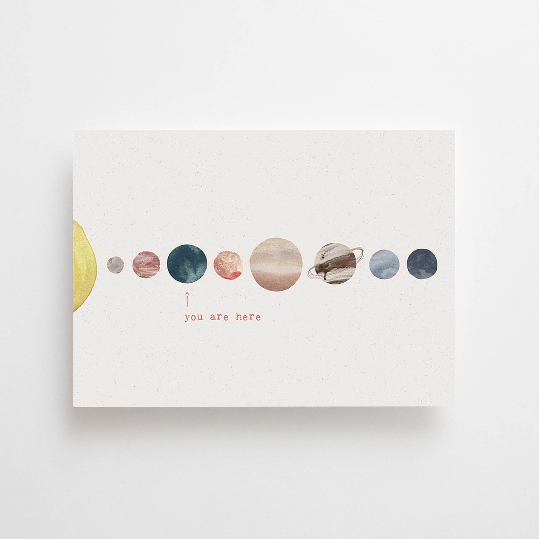 Anna Cosma / You are here / Postkarte