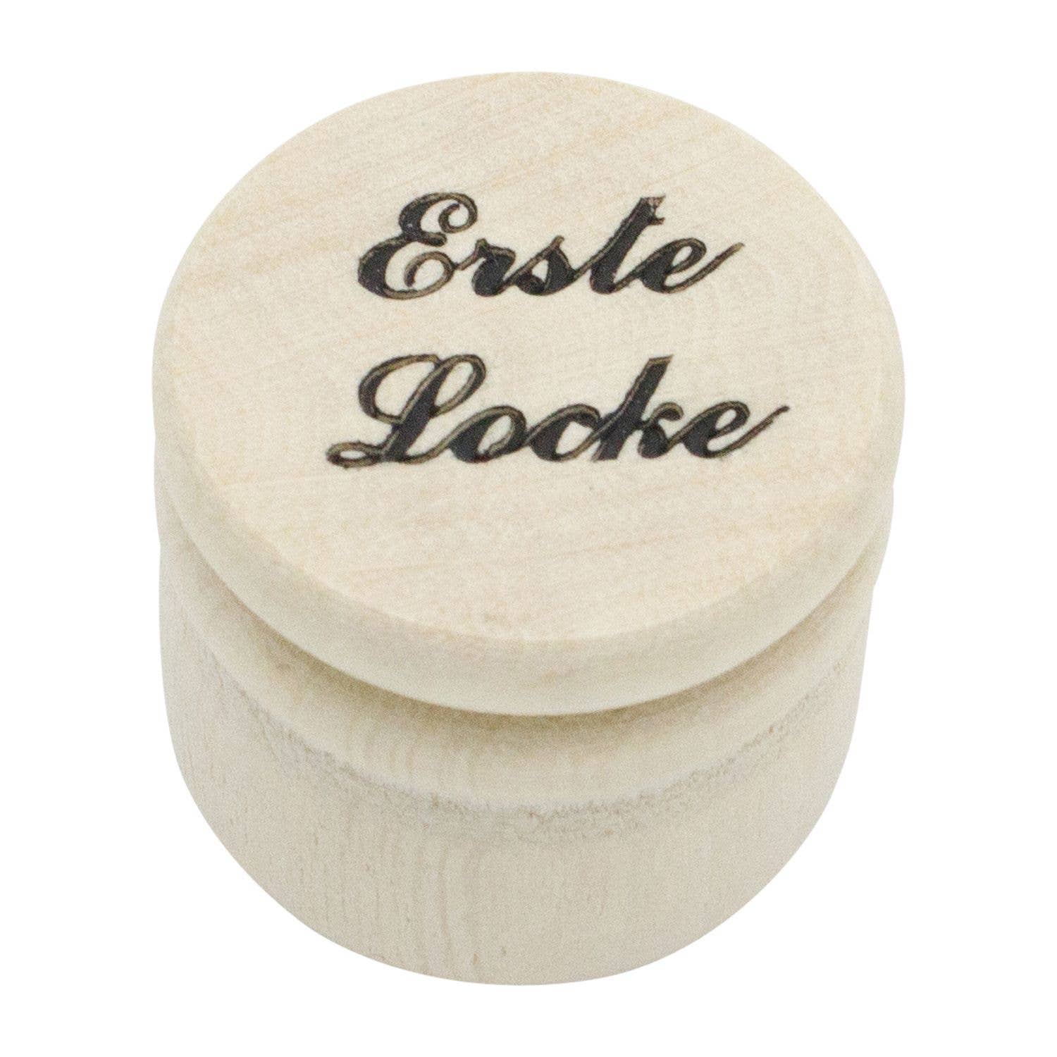 Erste Locke Holzdose / mit Schraubverschluss Ø 3,5 cm - Togethery