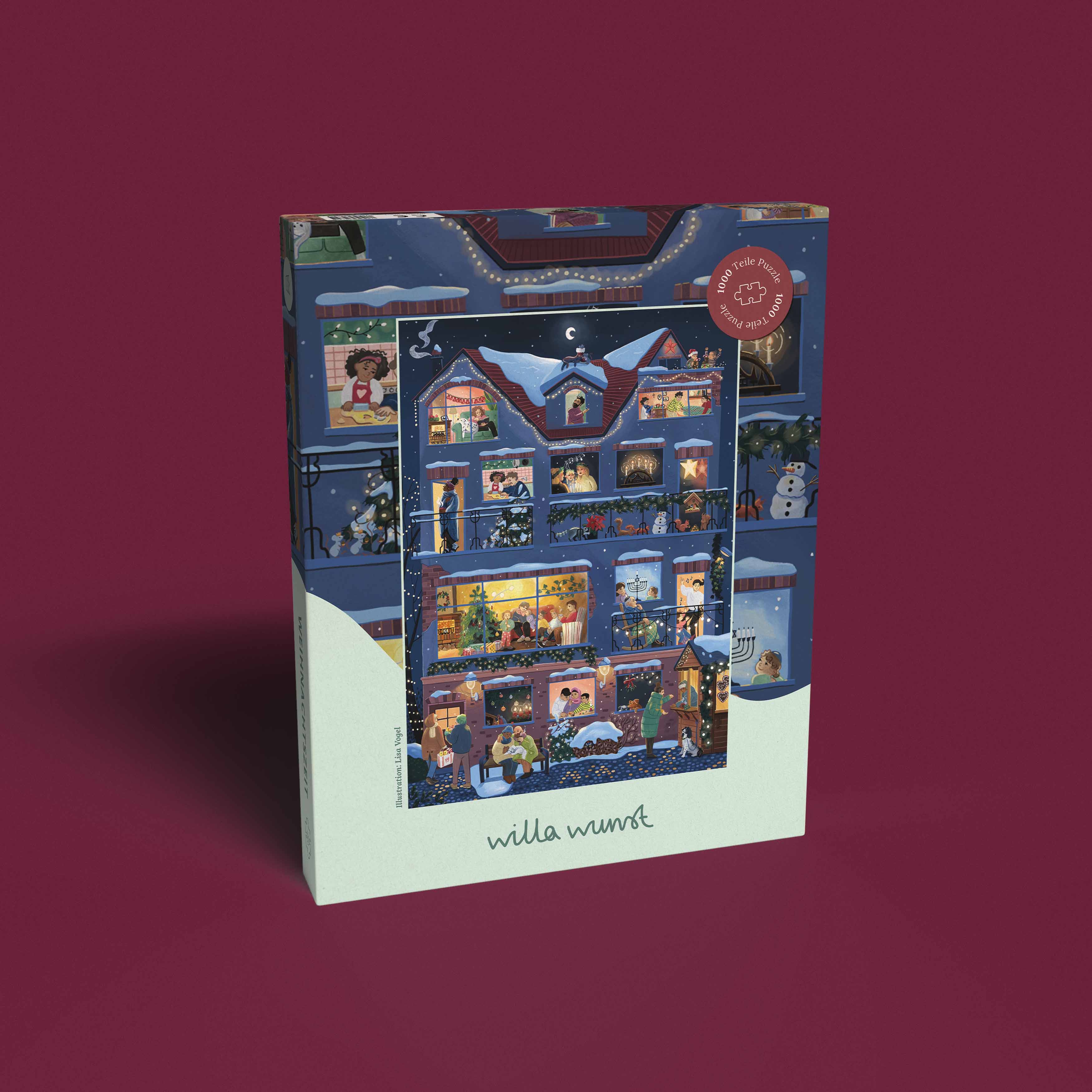 Verpackung Weihnachtszeit Puzzle Willa Wunst