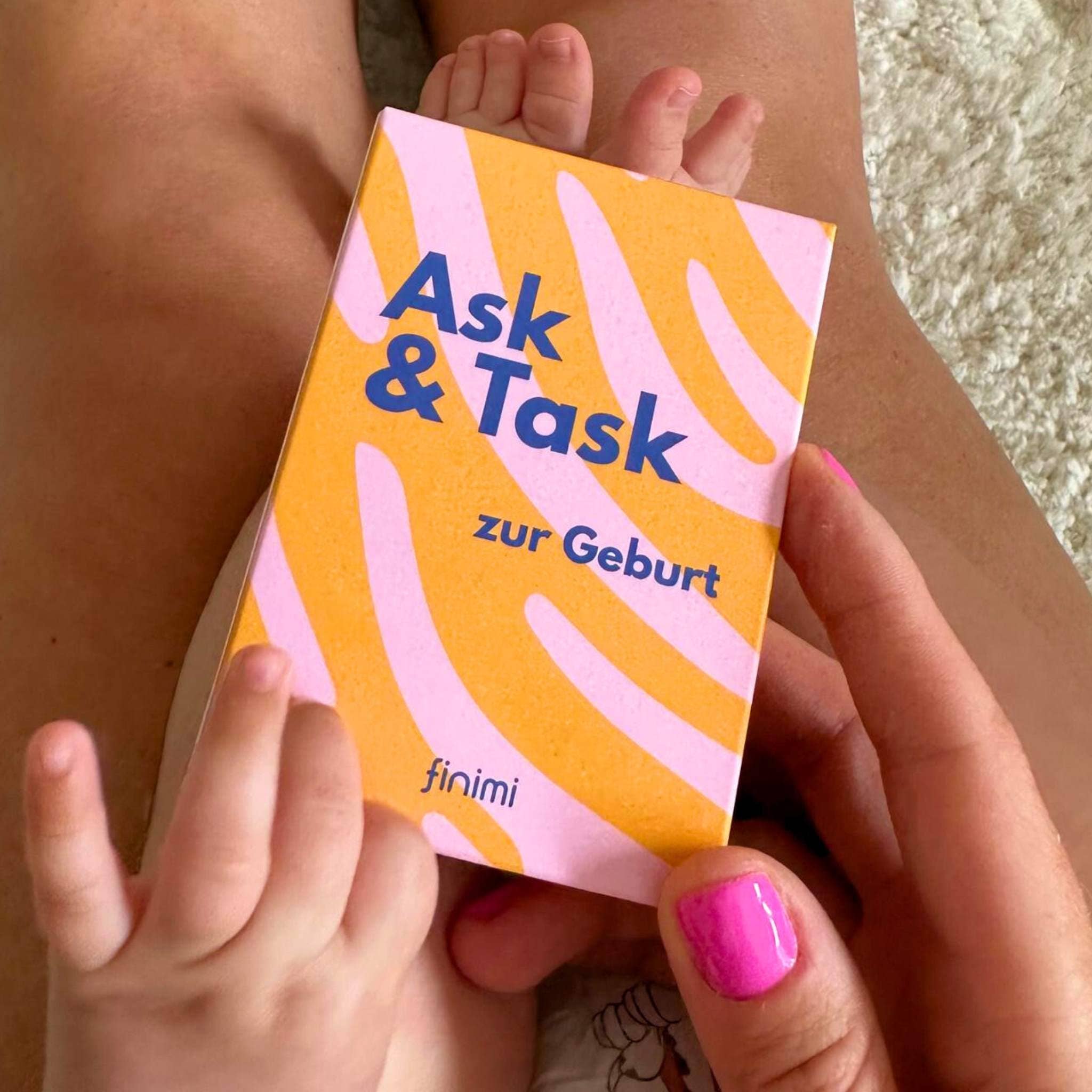 Ask & Task zur Geburt / finimi