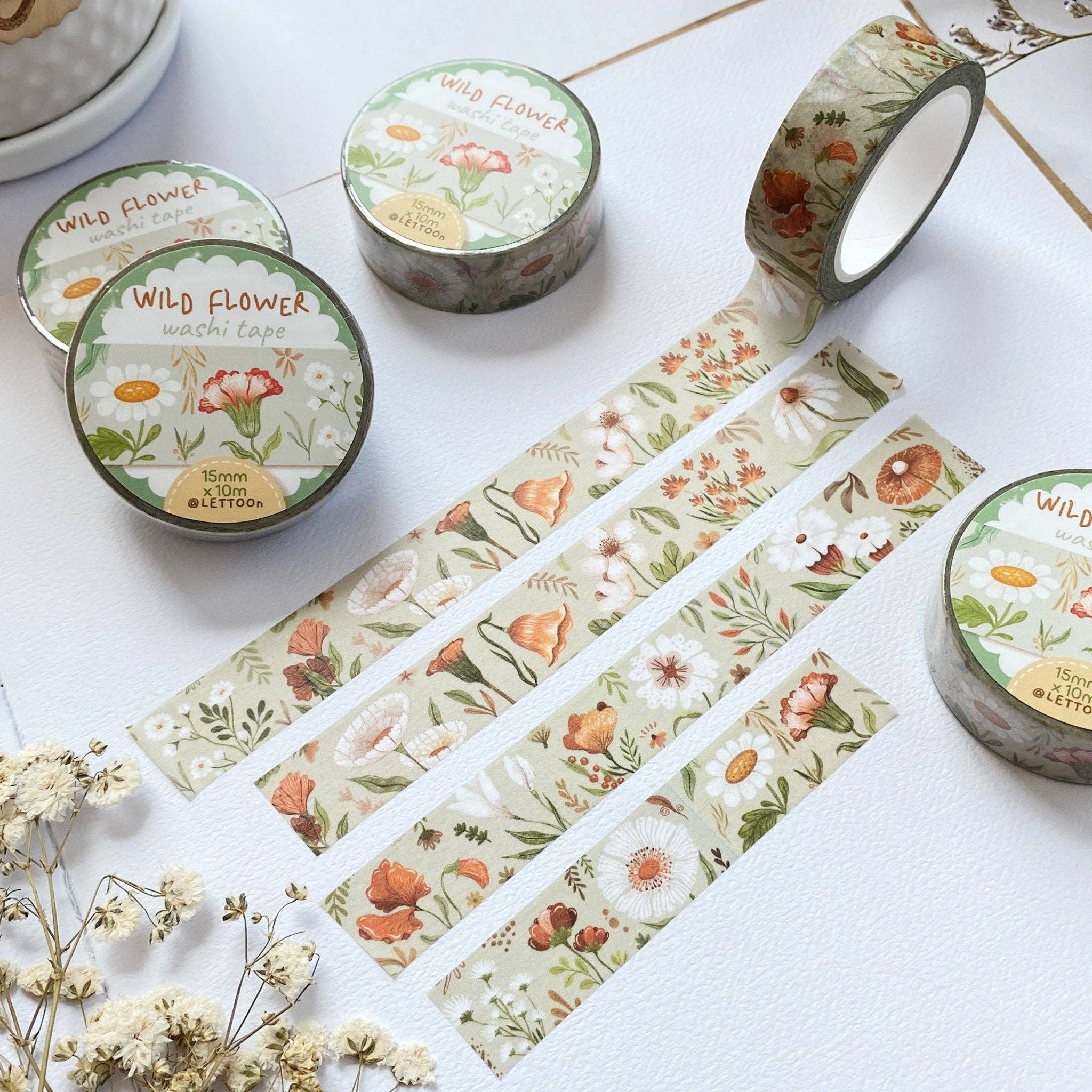 Washi-Tape / Wild Flower / Wildblume