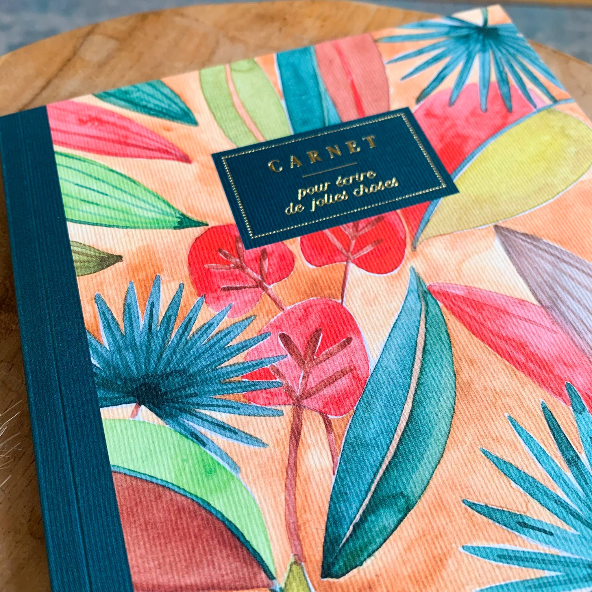 Notizbuch / A5 / bunte Blätter