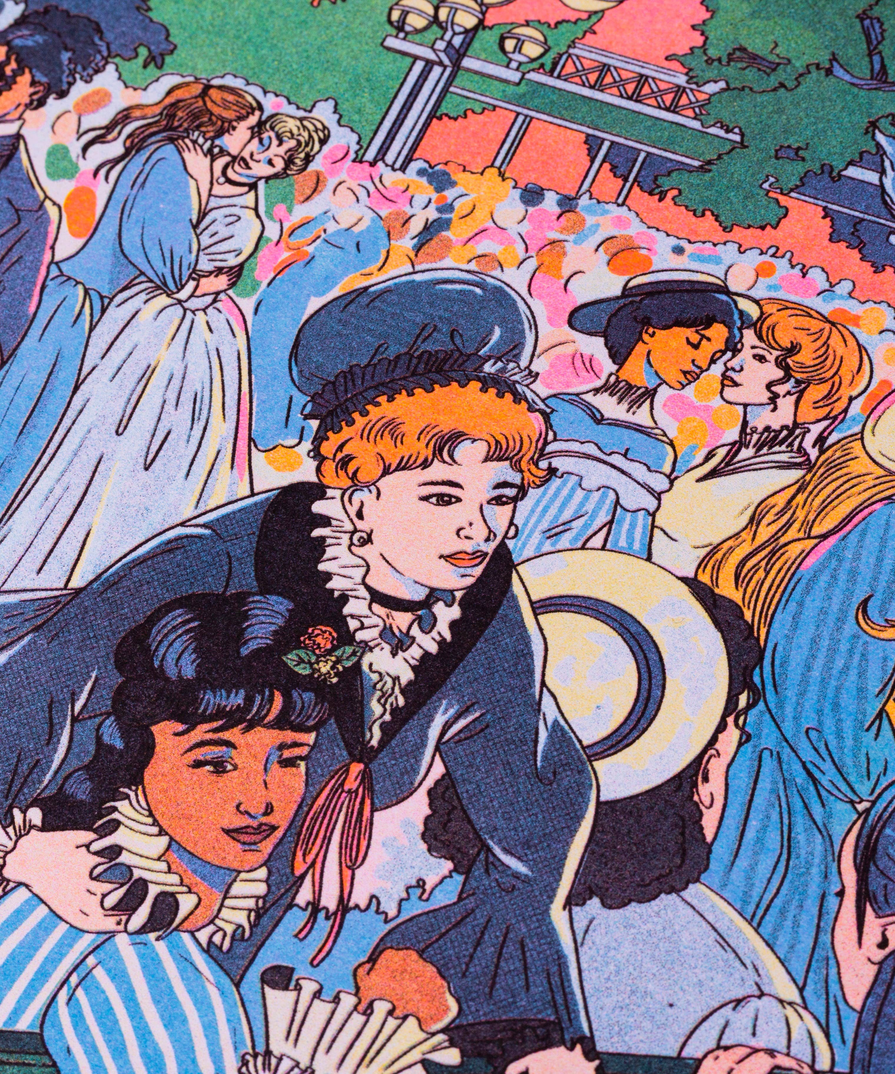 Art Print / Bal du moulin de la Galette / María Jesús Contreras