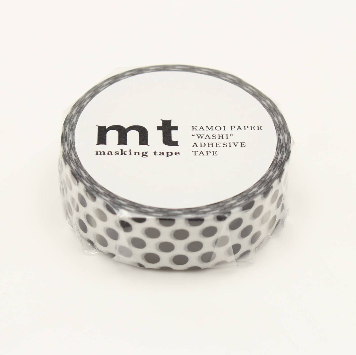 mt washi tape sw mit punkten verpackt