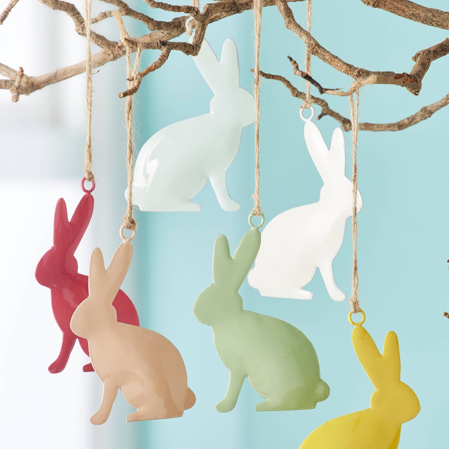 Emaille-Hasen-Dekoration - Togethery