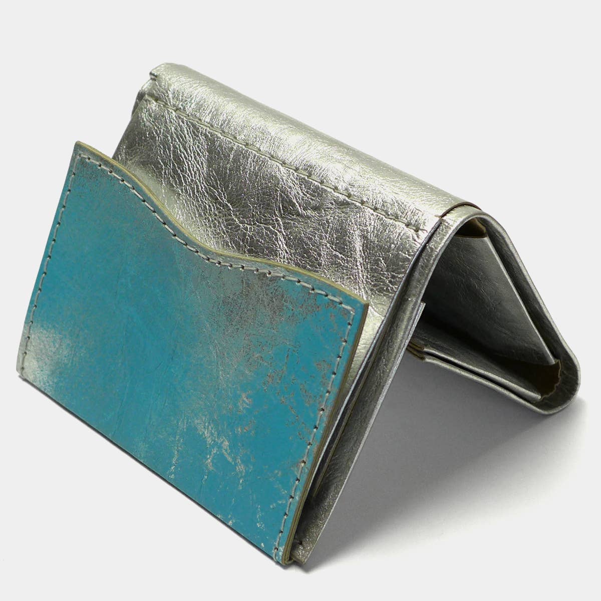 Portemonnaie / Minimal Wallet Silver Sky / aus Papier
