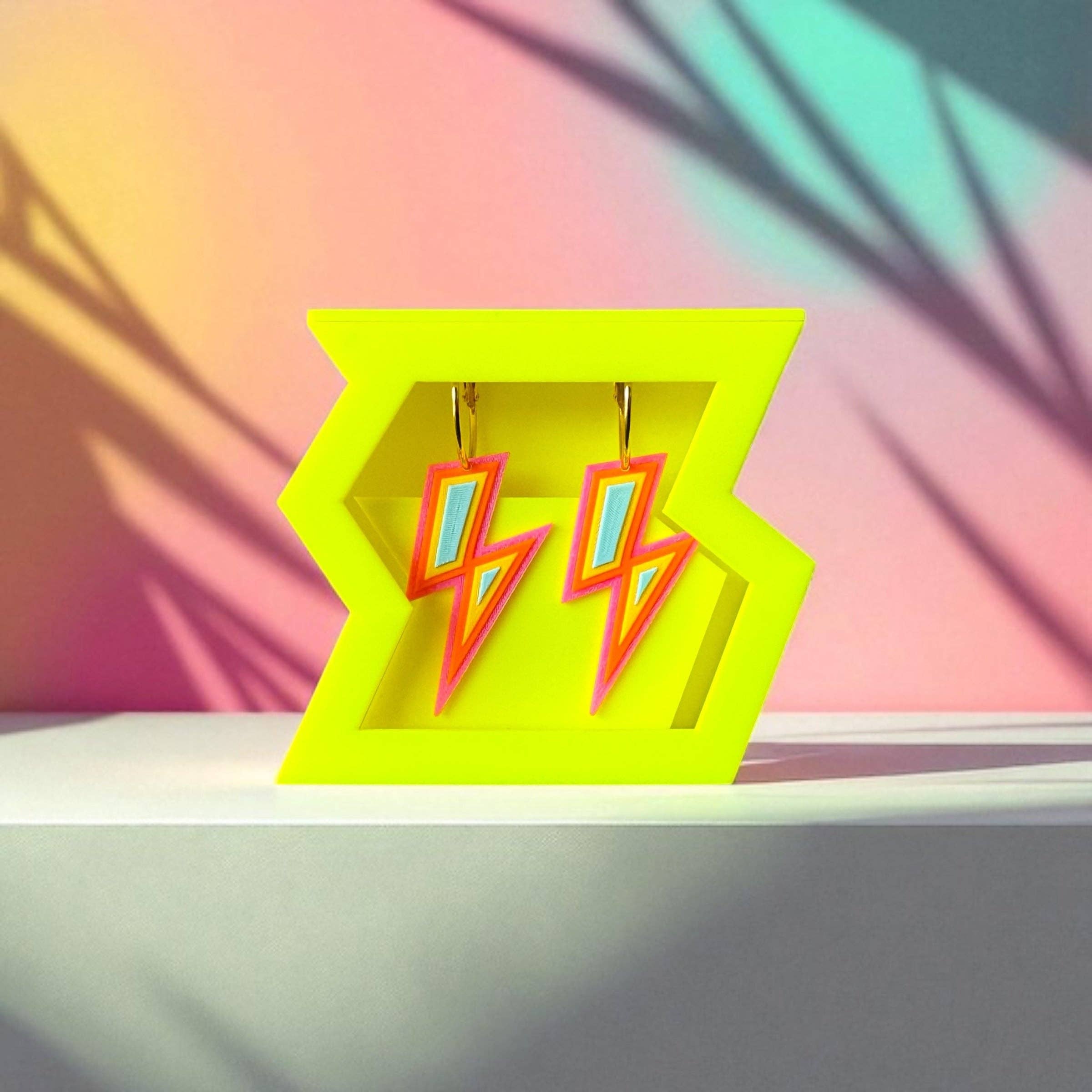 FLASH – Ohrringe Gelb