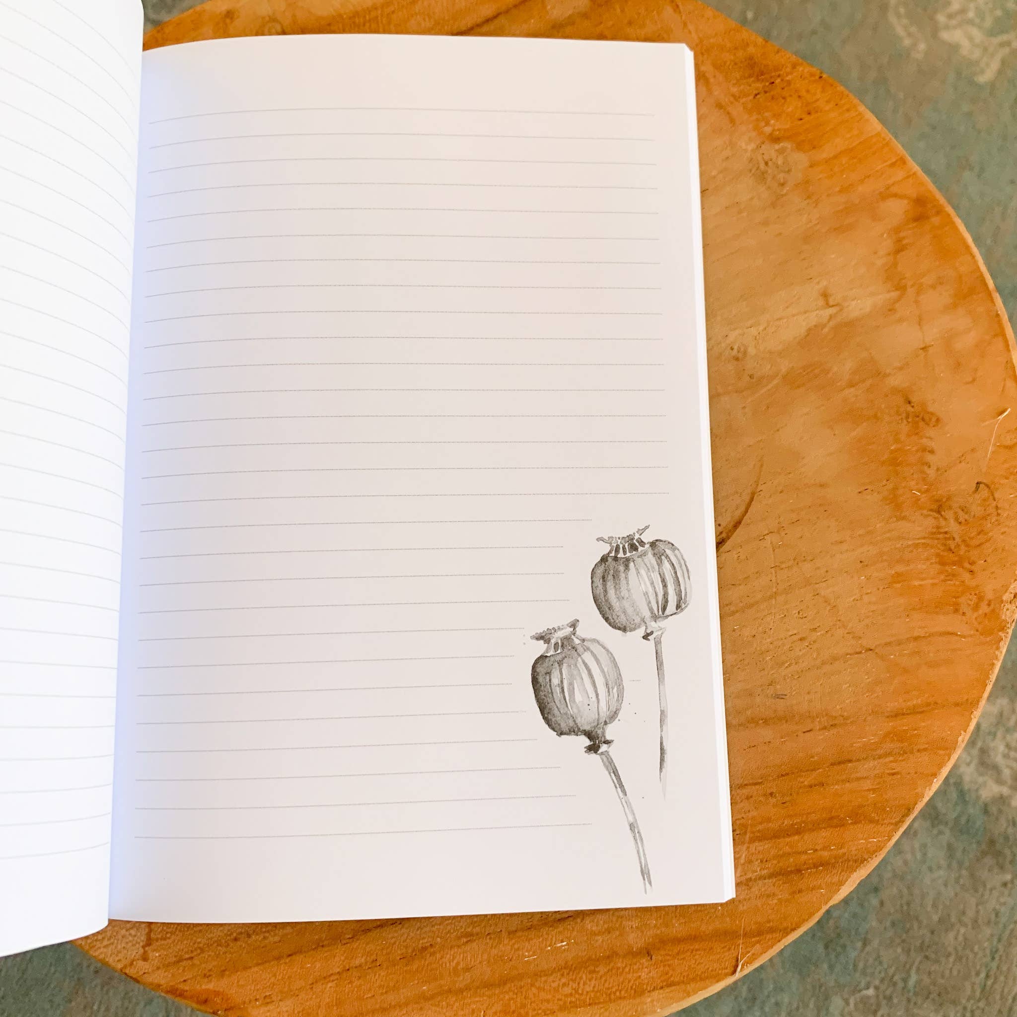 Notizbuch / A5 / bunte Blätter 🌿 - Togethery