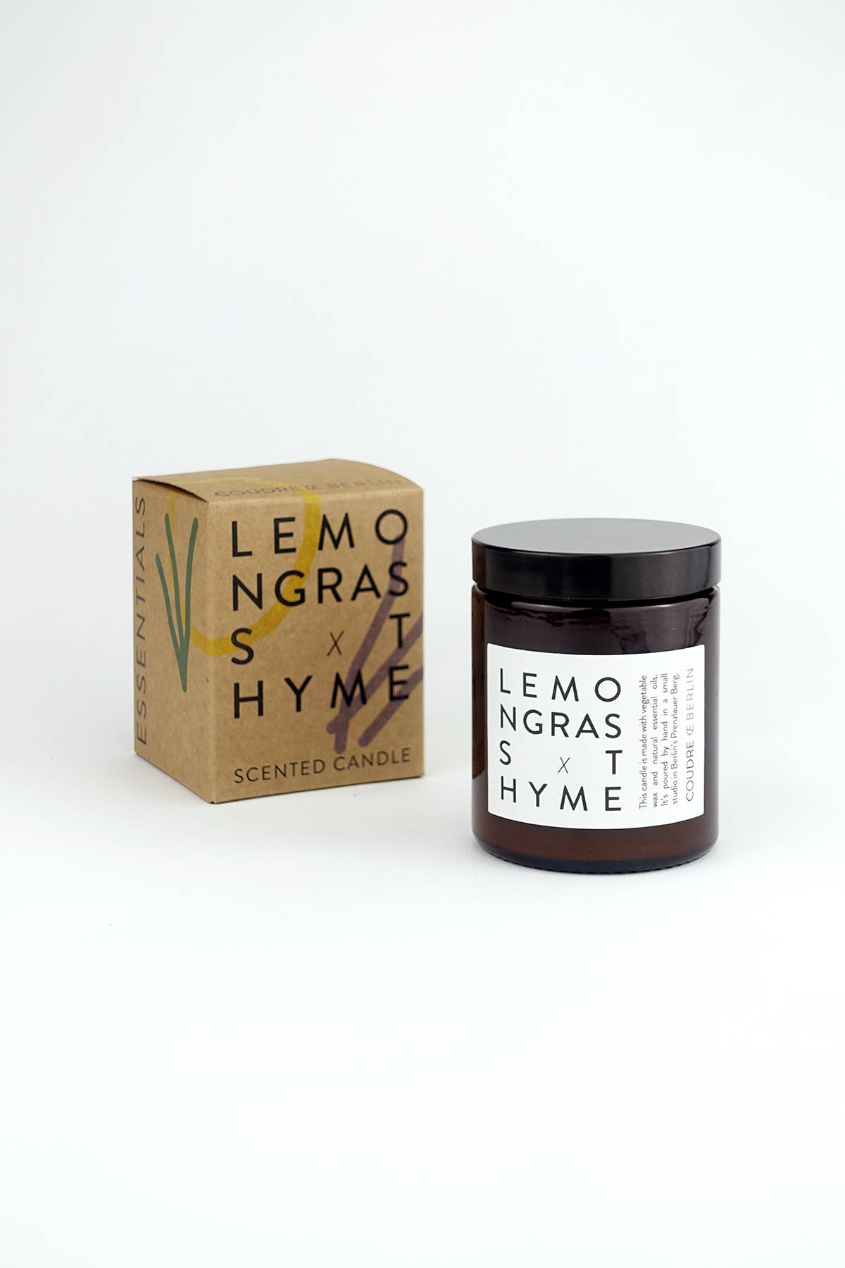 Duftkerze / Lemongrass x thyme / ESSENTIALS