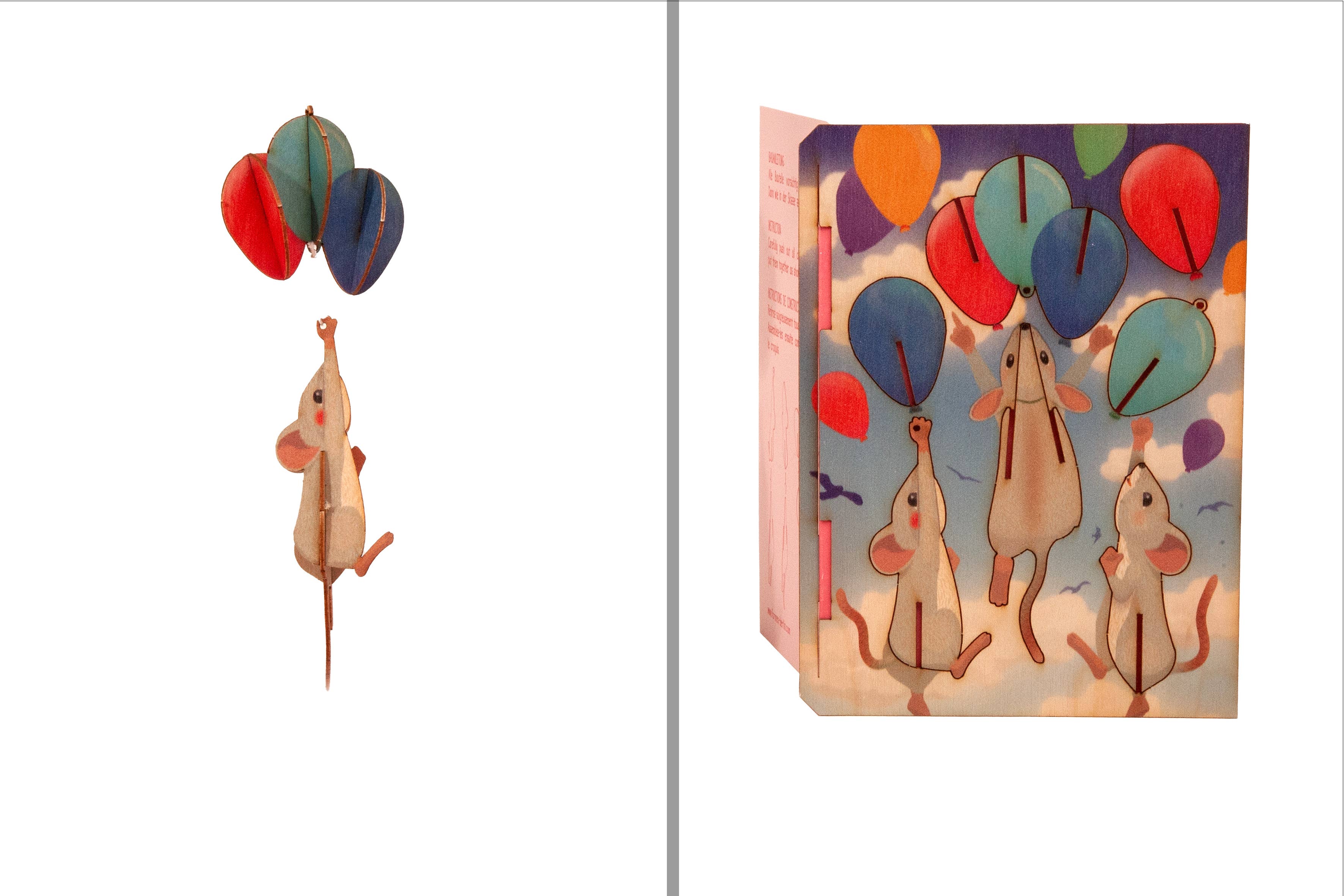 Formes Maus mit Luftballon