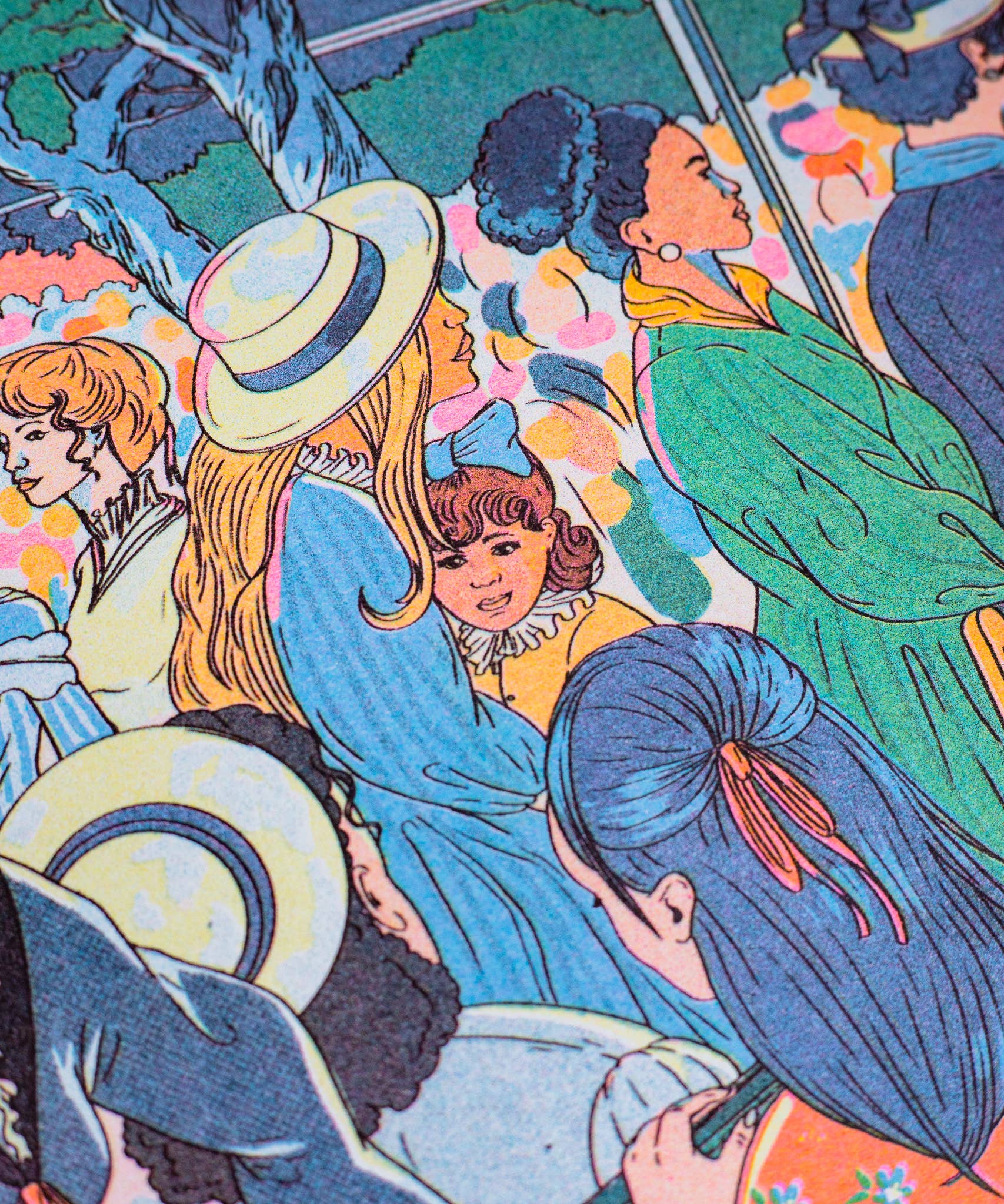 Art Print / Bal du moulin de la Galette / María Jesús Contreras