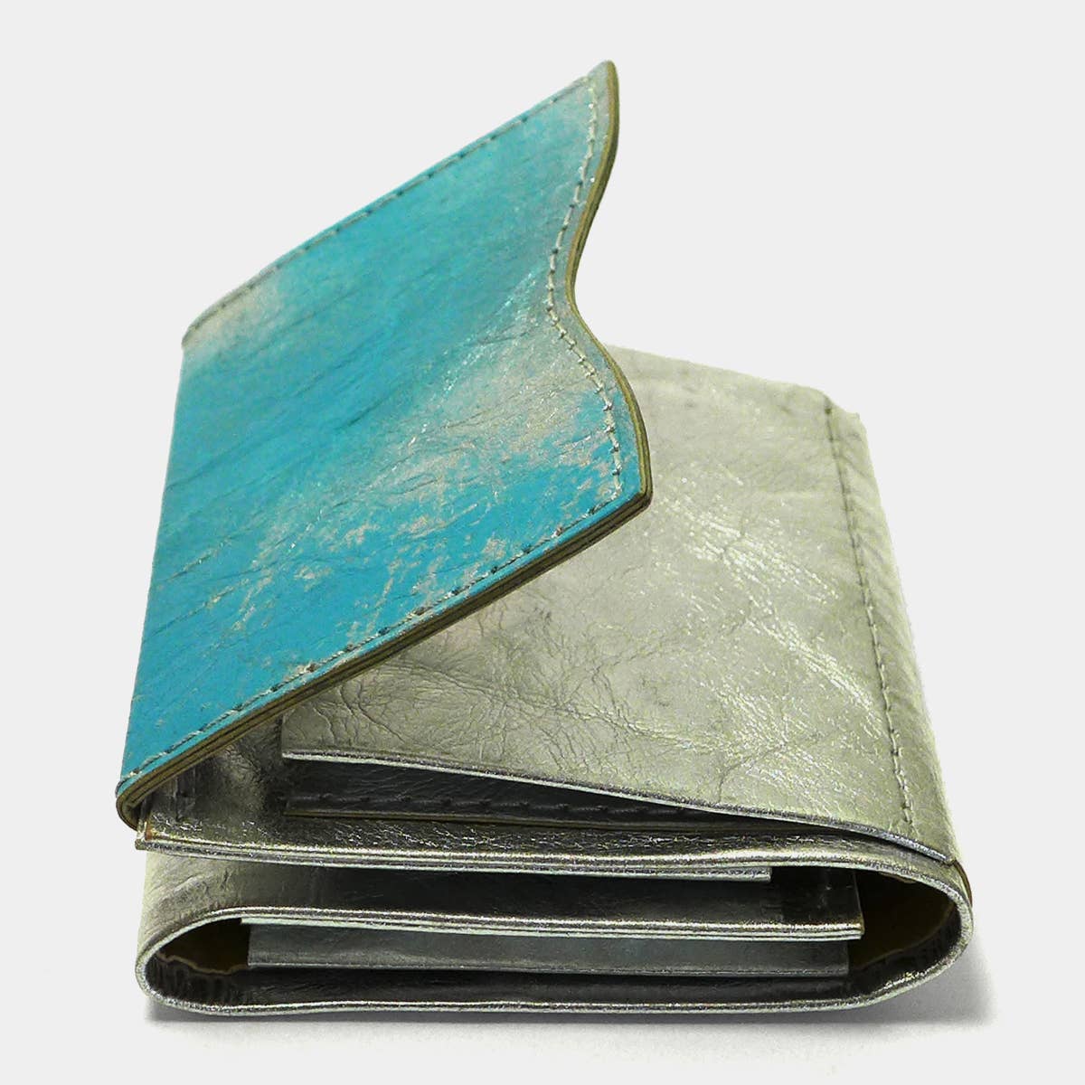 Portemonnaie / Minimal Wallet Silver Sky / aus Papier