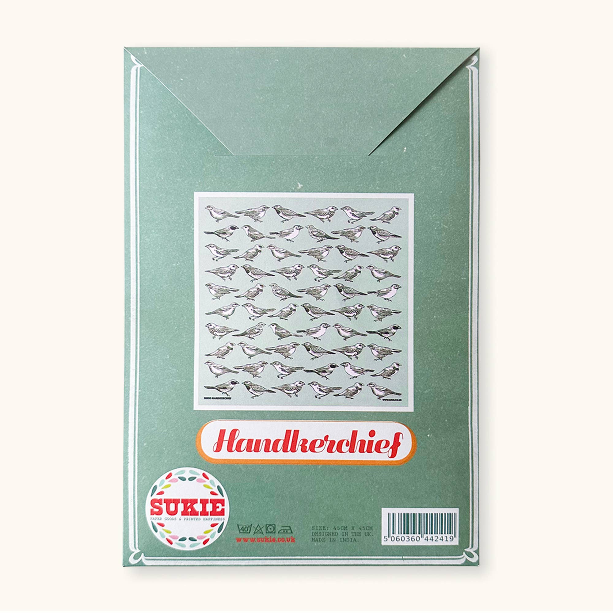 Vogel-Taschentuch / Einstecktuch / Halstuch / Bandana